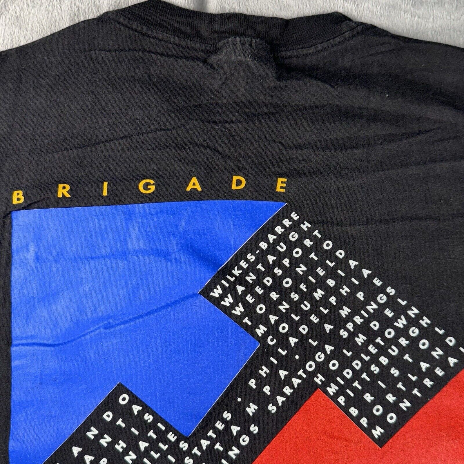 Hanes Vintage HEART World Tour 1990 Single Stitch T-Shirt Black XL Size US XL / EU 56 / 4 - 18 Thumbnail