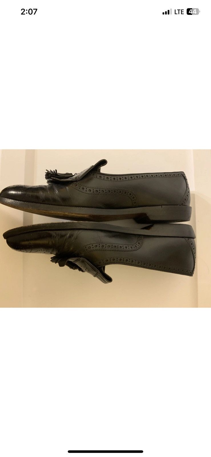 Cole Haan Cole Haan Bragano mens sz 9D black kiltie loafers slip shoes Size US 9 / EU 42 - 10 Thumbnail