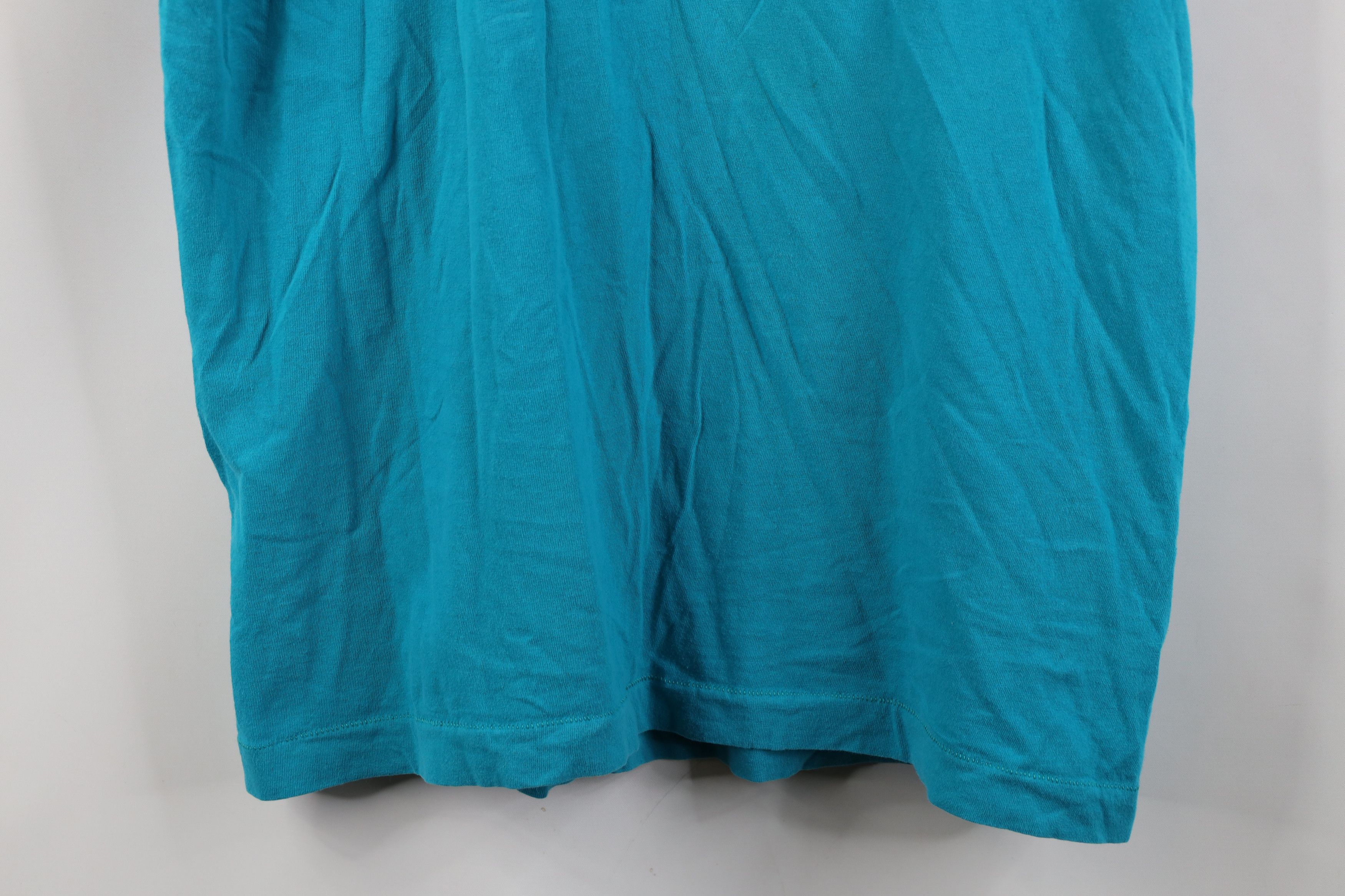 Vintage Vintage 90s Streetwear Short Sleeve T-Shirt Blue Cotton USA Size US XL / EU 56 / 4 - 3 Thumbnail
