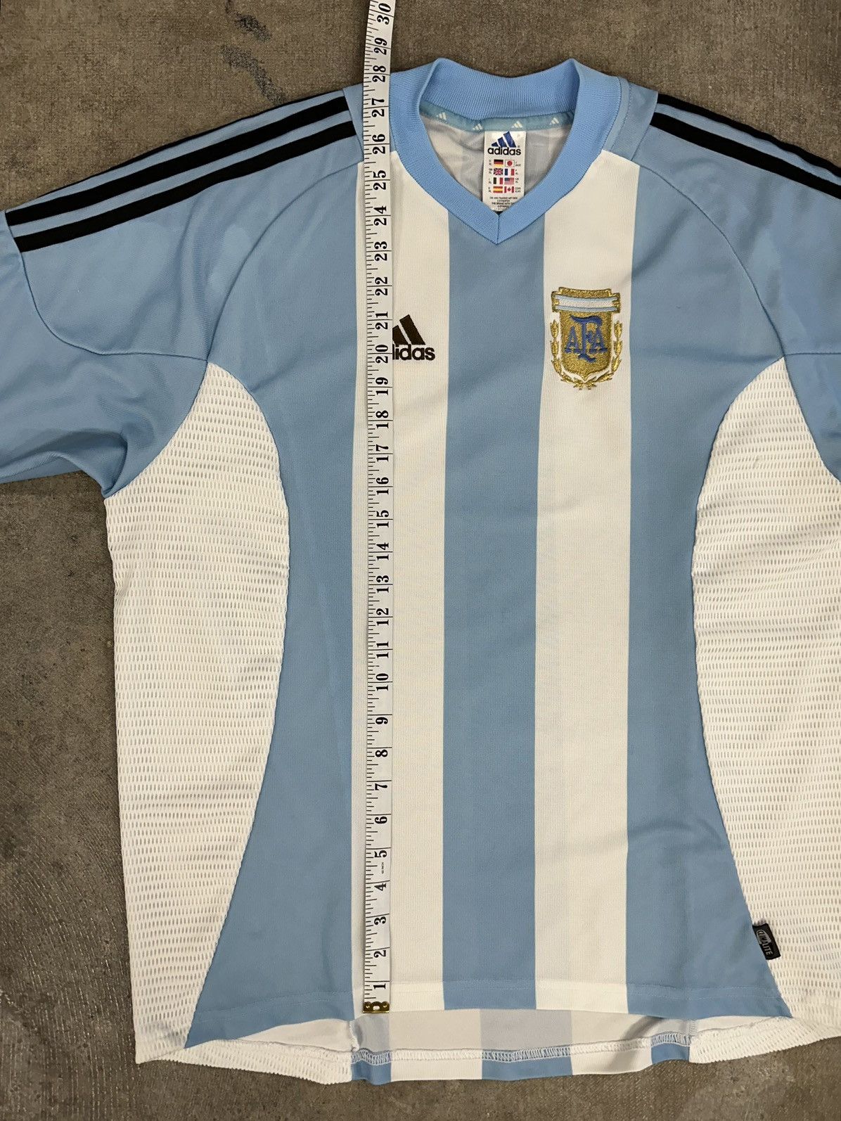 Adidas × Vintage Adidas 02-03 Argentina Soccer Jersey Kit World Cup RARE Size US XL / EU 56 / 4 - 10 Thumbnail