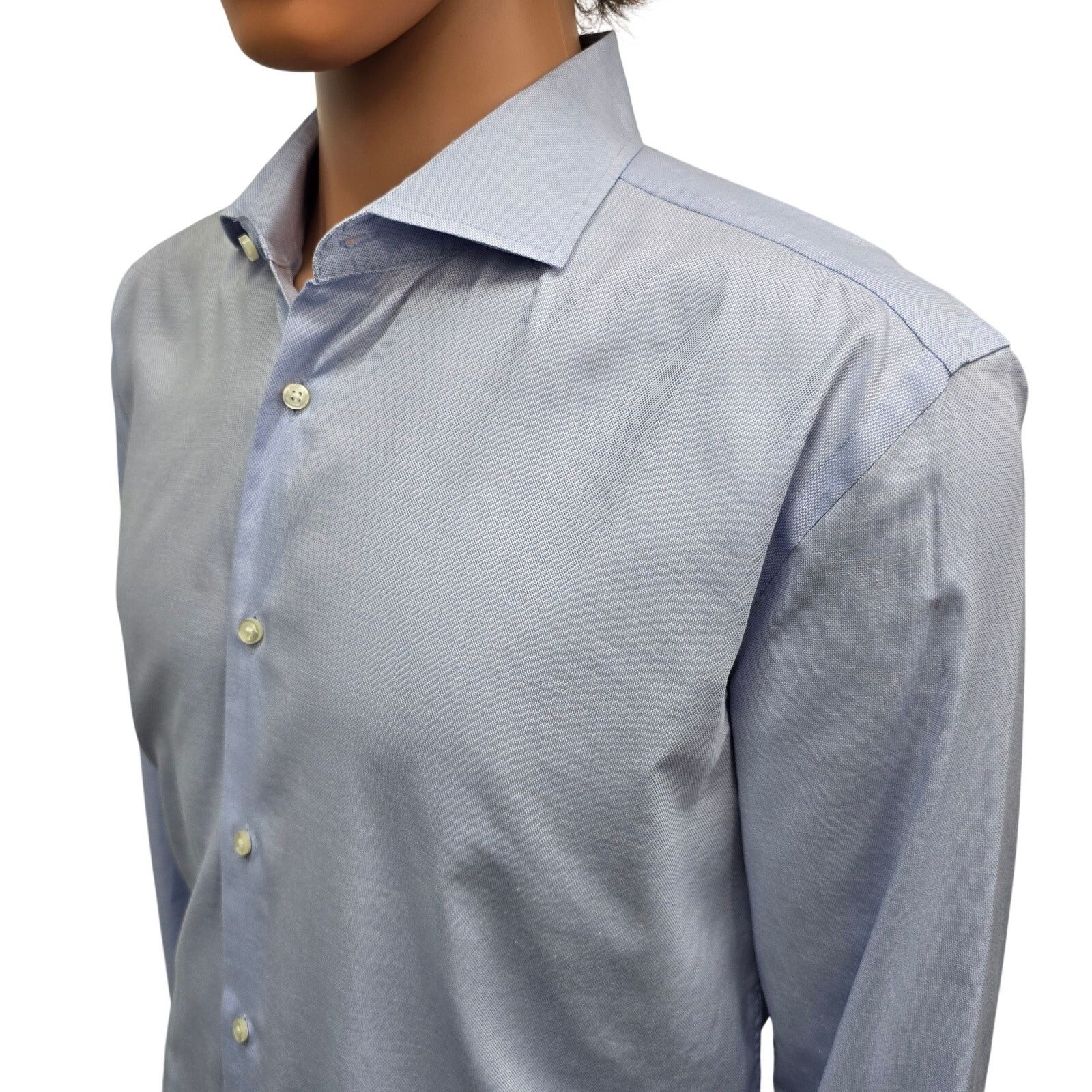 Hugo Boss Jason Slim Fit Dress Shirt Men 17 - 43 Stretch