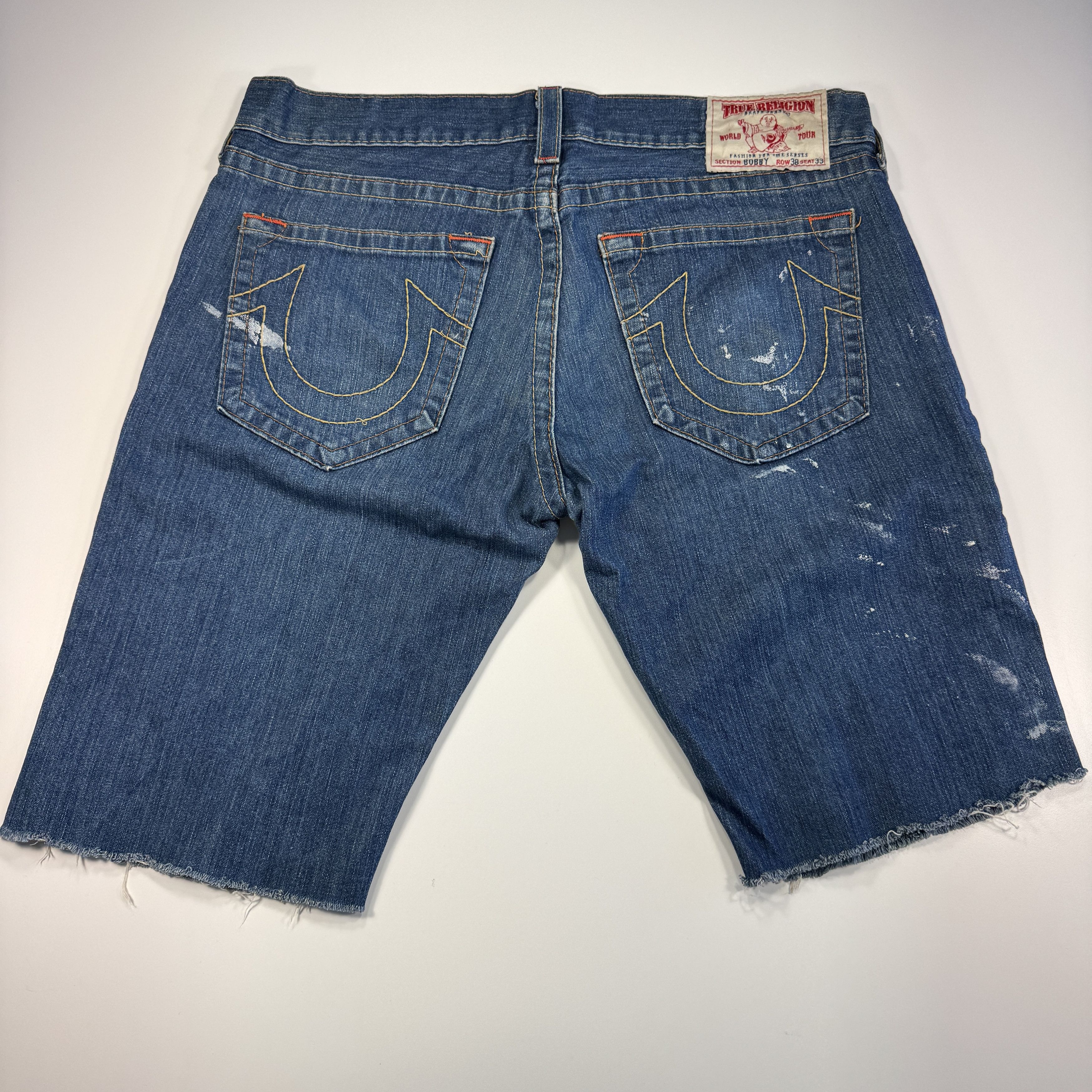True Religion True Religion Bobby Jeans Shorts Size US 38 / EU 54 - 8 Thumbnail