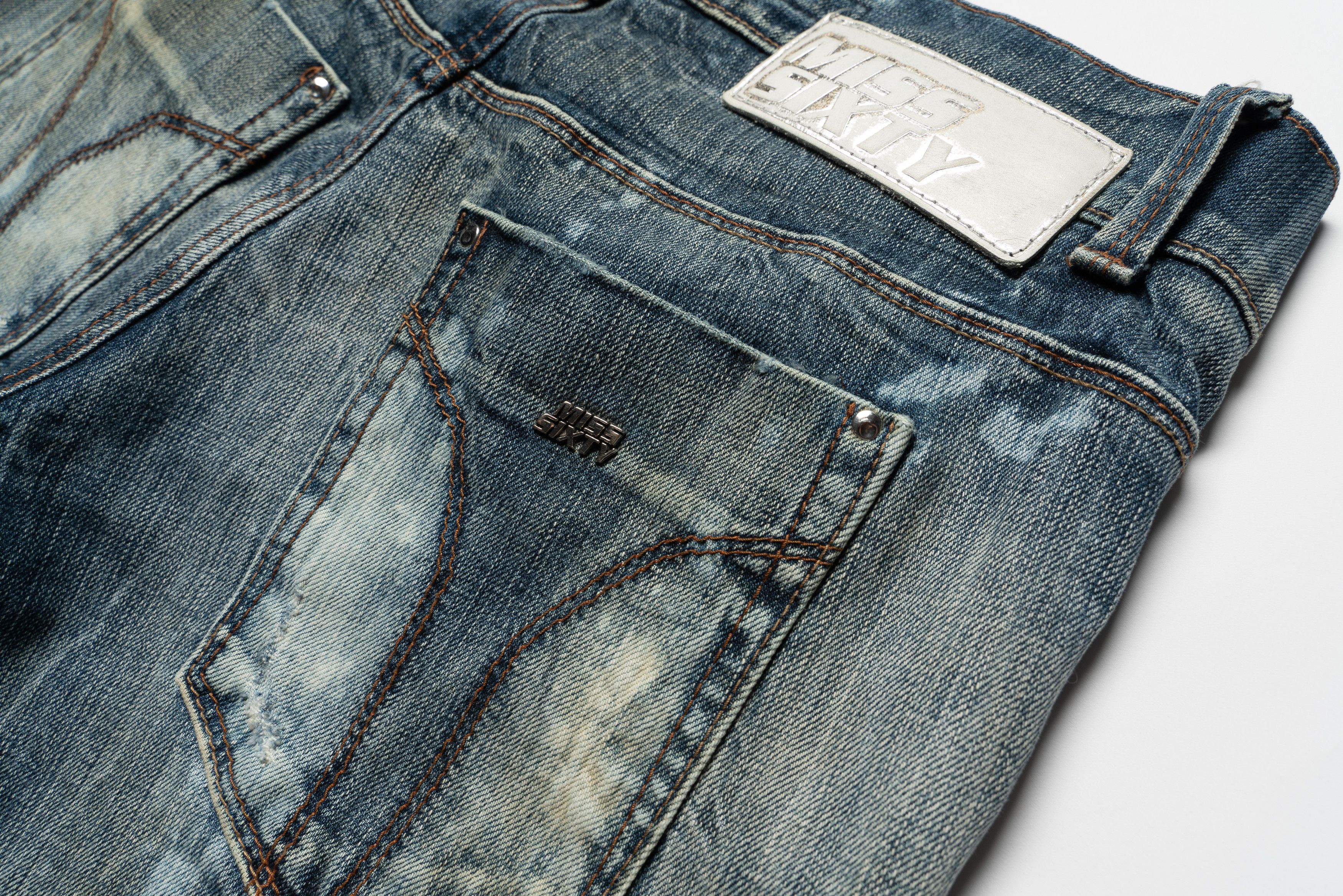 Miss Sixty 🔴 MISS SIXTY Nu-Metal Distressed Denim Jeans Y2K Size 31" - 18 Thumbnail