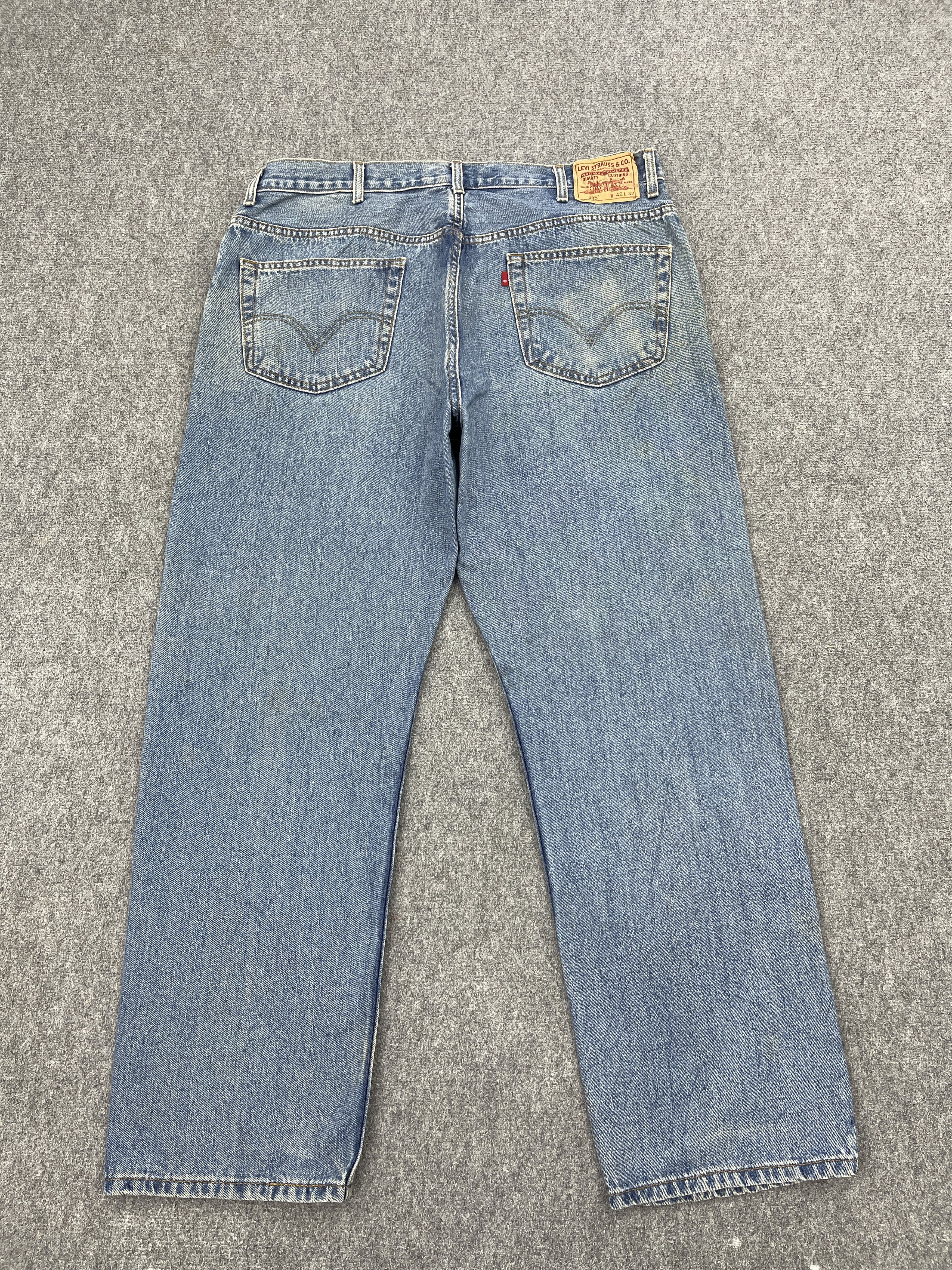 Levi's Vintage Light Washed Levis 505 Regular Fit Jeans DP2491 Size US 40 / EU 56 - 3 Thumbnail