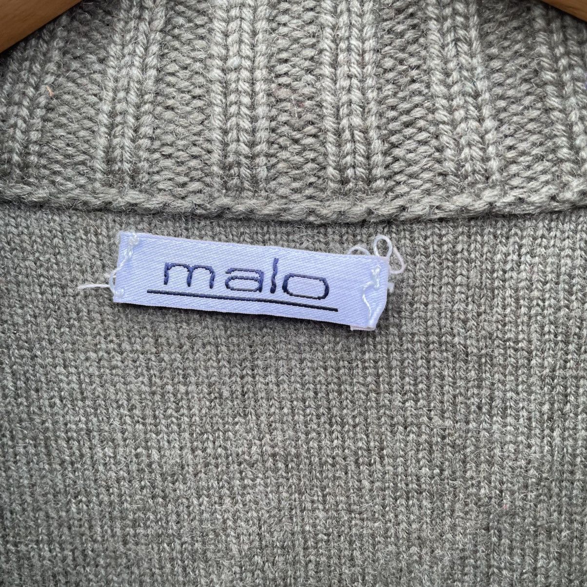 Genuine Leather × Malo Italian Designer Malo Leather Jacket Size M / US 6-8 / IT 42-44 - 7 Thumbnail