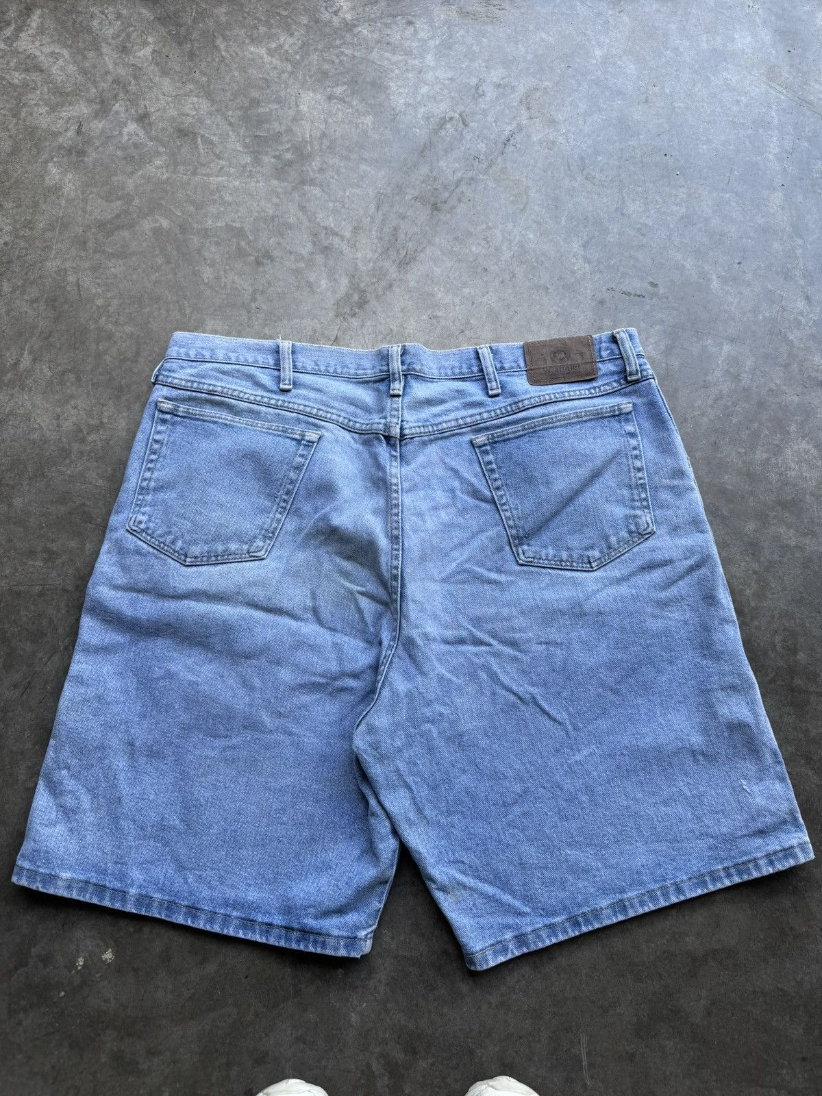 Wrangler Vintage 90’s/00’s Wrangler Light Was Baggy Denim Jean Shorts Size US 40 / EU 56 - 3 Thumbnail