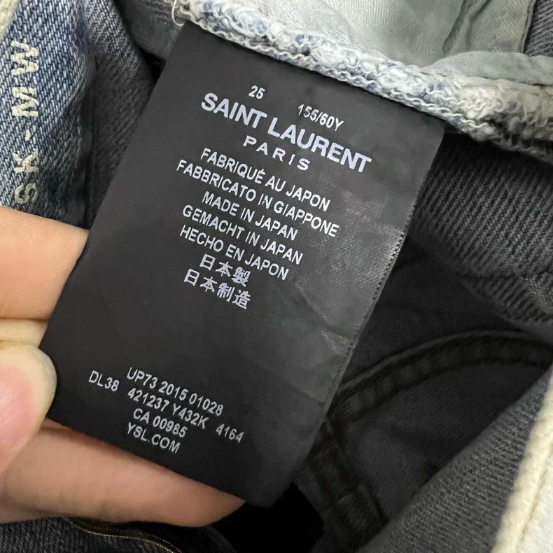 Saint Laurent Paris Saint Laurent Paris size 25 Washed and destroyed jeans 250 Size US 26 / EU 42 - 4 Thumbnail