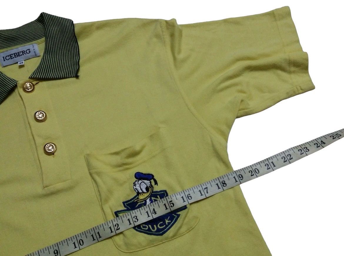 Iceberg VINTAGE 90s ICEBERG X DISNEY OFFICER DUCK 1992 POLO SHIRT Size US M / EU 48-50 / 2 - 6 Thumbnail