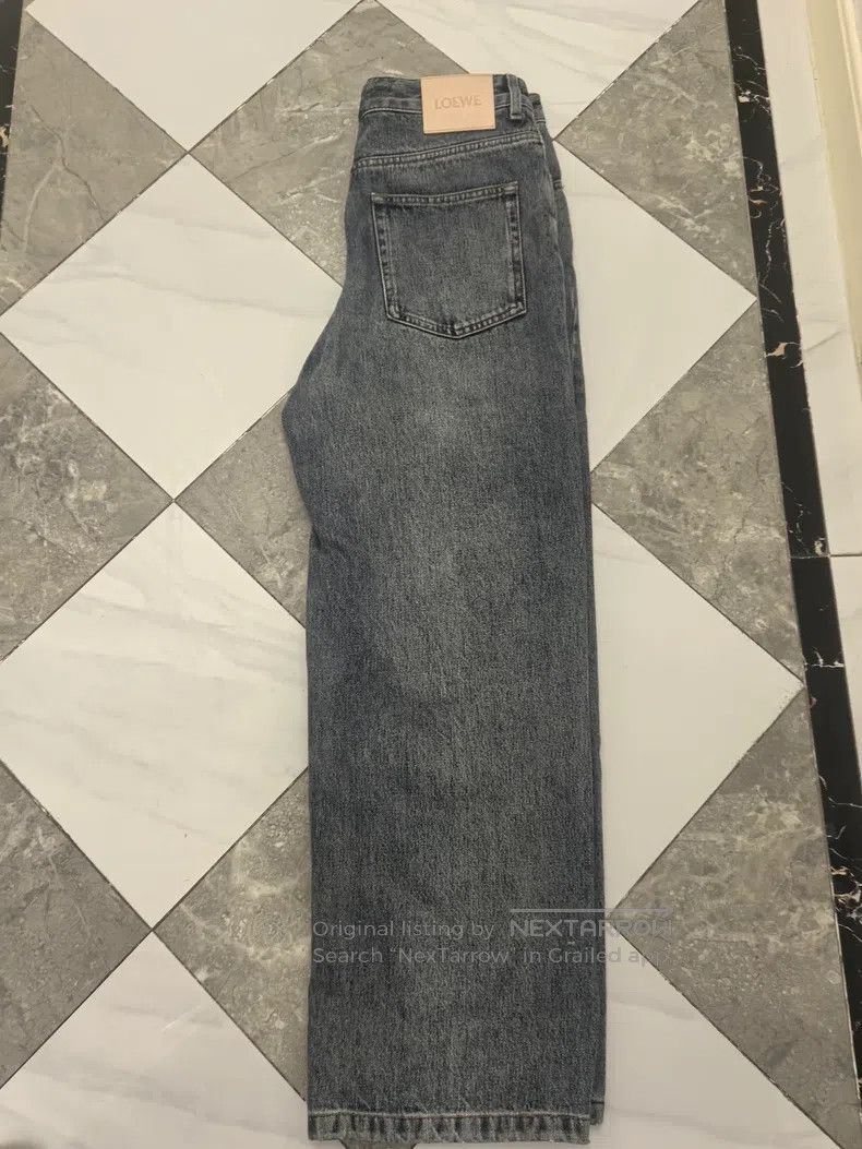 Loewe Loewe Cotton loose washed hollow diagonal jeans Size US 32 / EU 48 - 6 Thumbnail