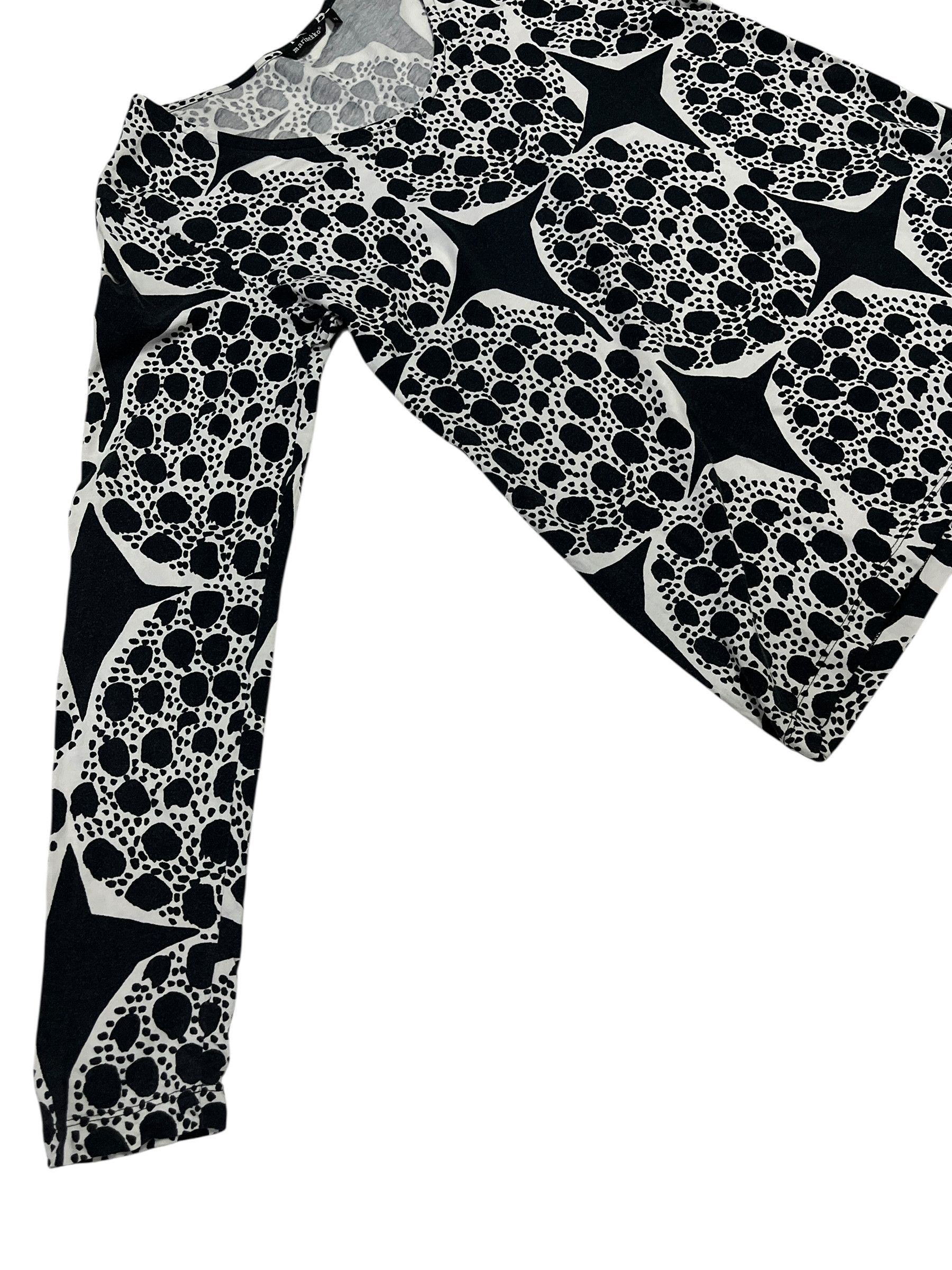 Marimekko Marimekko Made in Estonia Patterned Long Sleeve Tshirt Size XS / US 0-2 / IT 36-38 - 4 Thumbnail