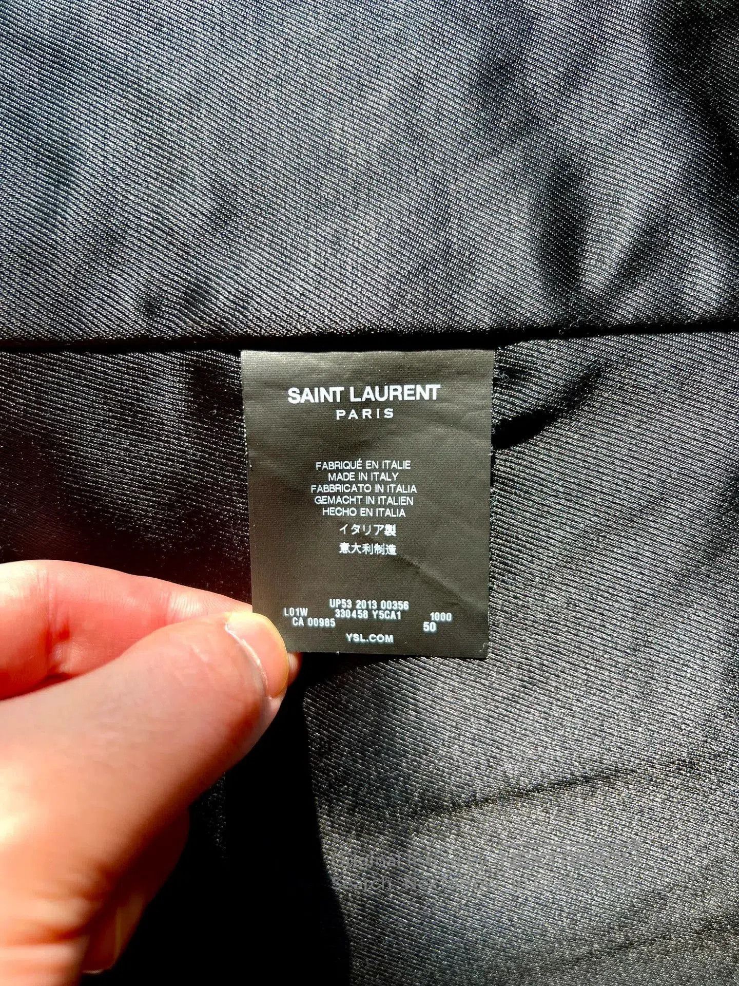 Saint Laurent Paris saint laurent black leather biker jacket. Size US L / EU 52-54 / 3 - 5 Thumbnail