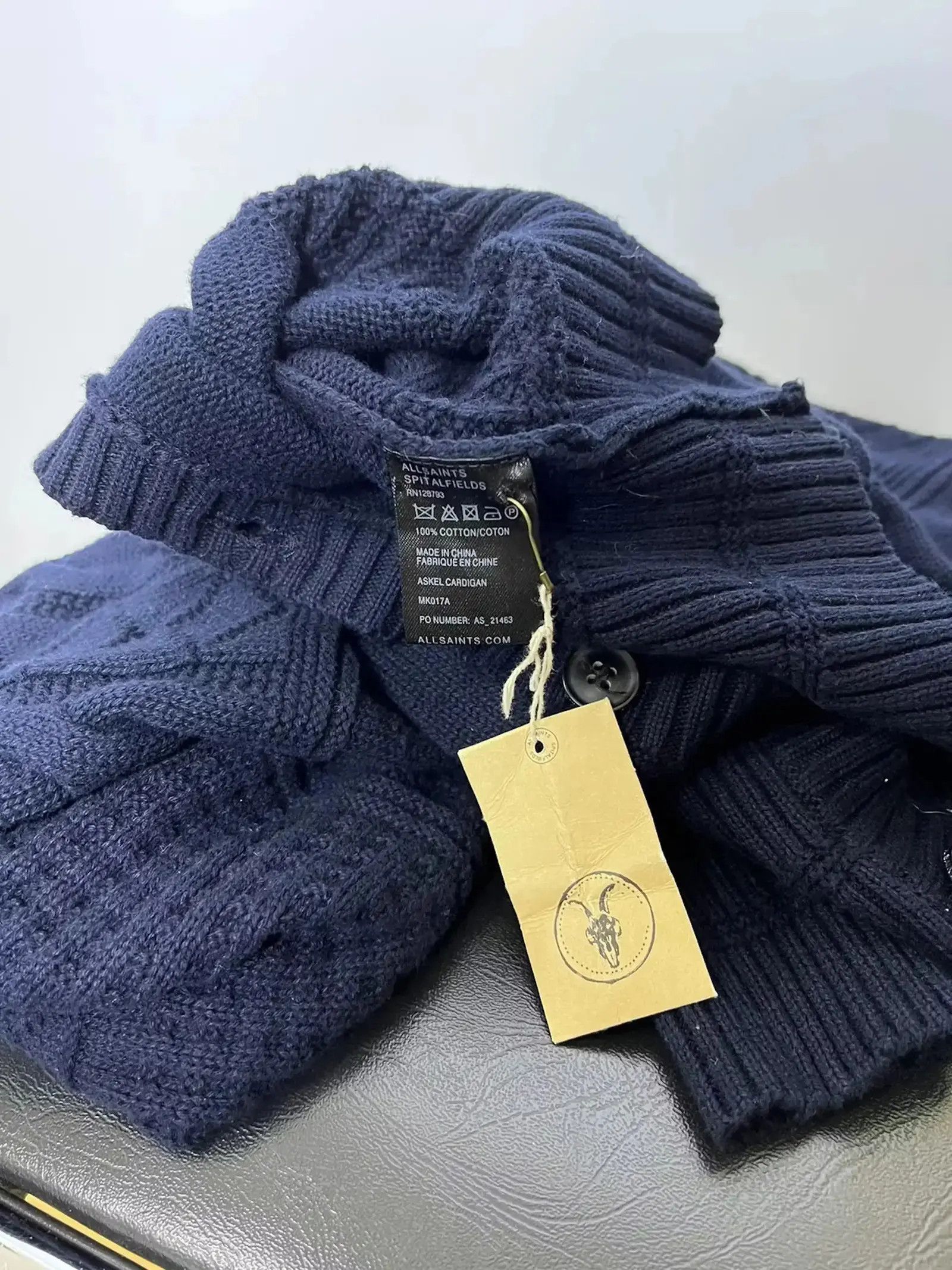 Allsaints × Designer × Japanese Brand All saints Askel Cardigan Size US XS / EU 42 / 0 - 4 Thumbnail