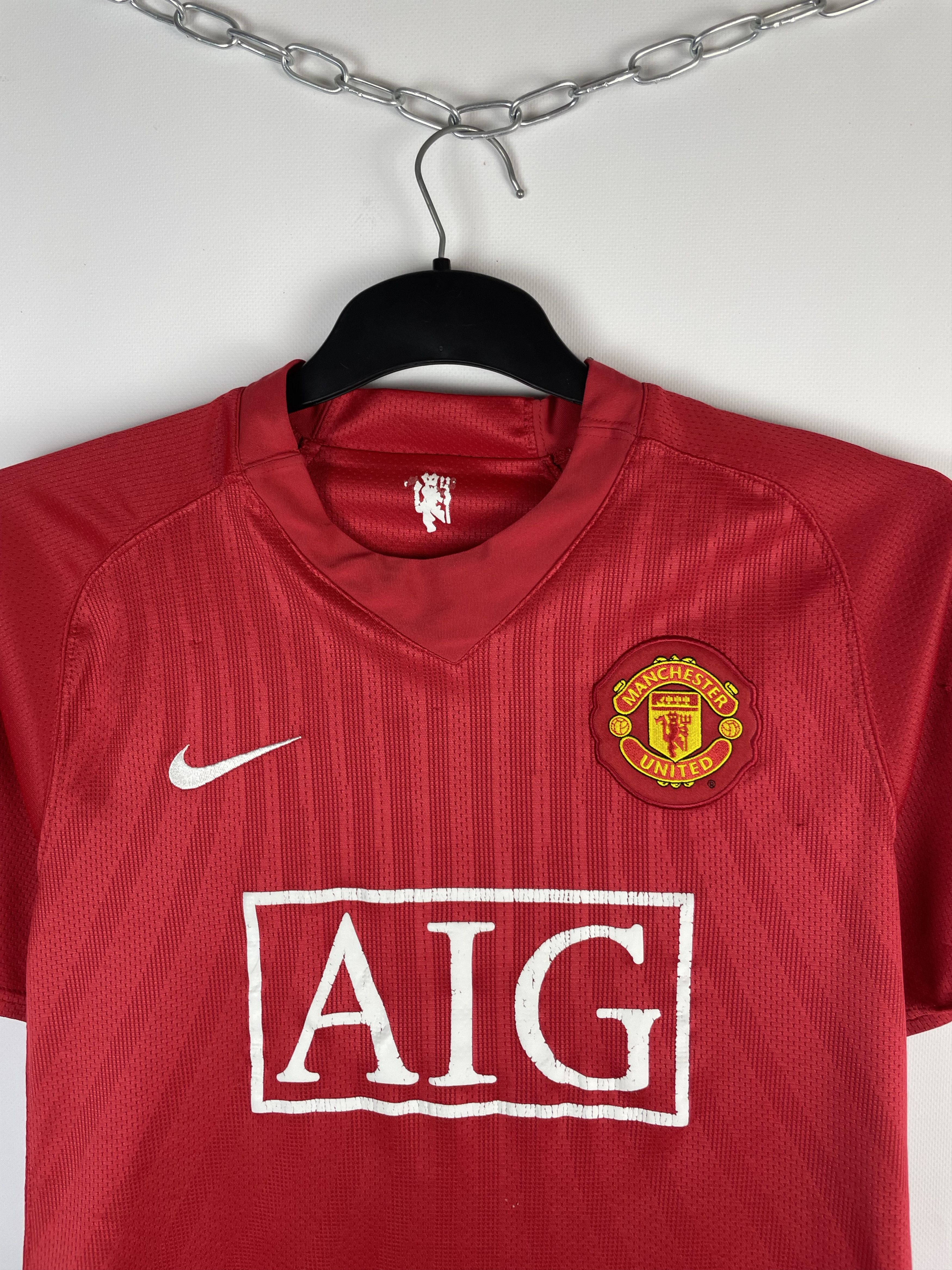 Nike Manchester United Nike 8 HARGREAVES jersey tee T-shirt AIG Size US M / EU 48-50 / 2 - 4 Thumbnail