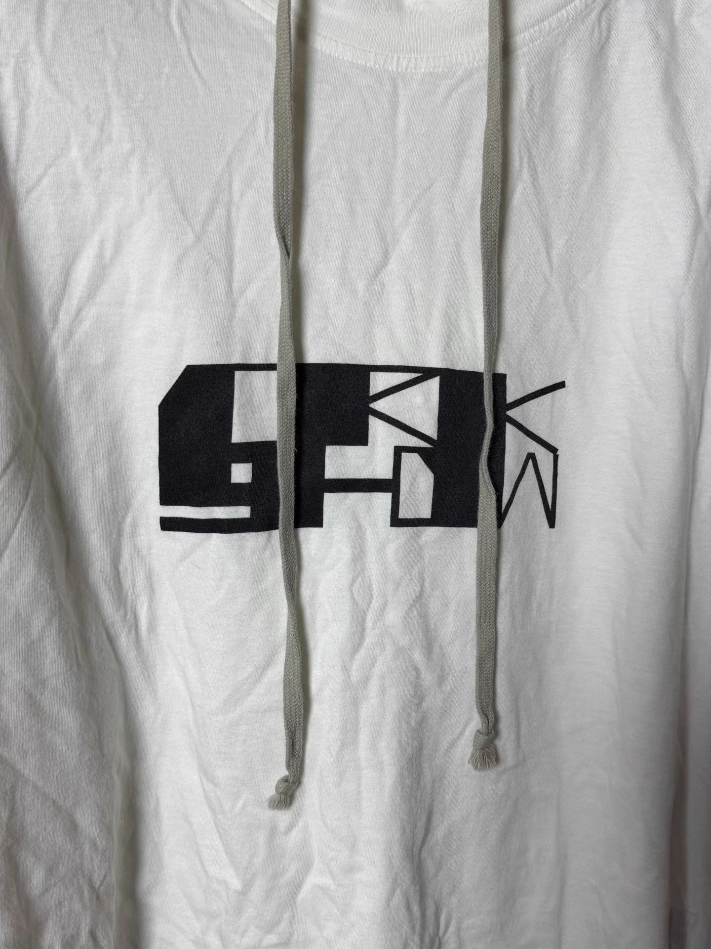 Rick Owens Rick Owens Fake Two-Piece Drawstring Hoodie Size US L / EU 52-54 / 3 - 6 Thumbnail