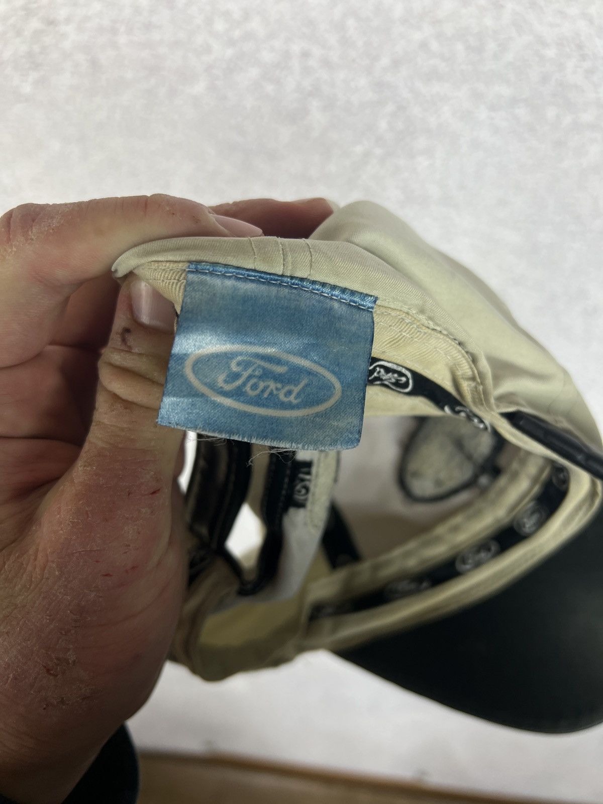 Vintage Rare! Vintage Ford Racing Tire Tread Visor Cap Hat Y2K Size ONE SIZE - 7 Thumbnail