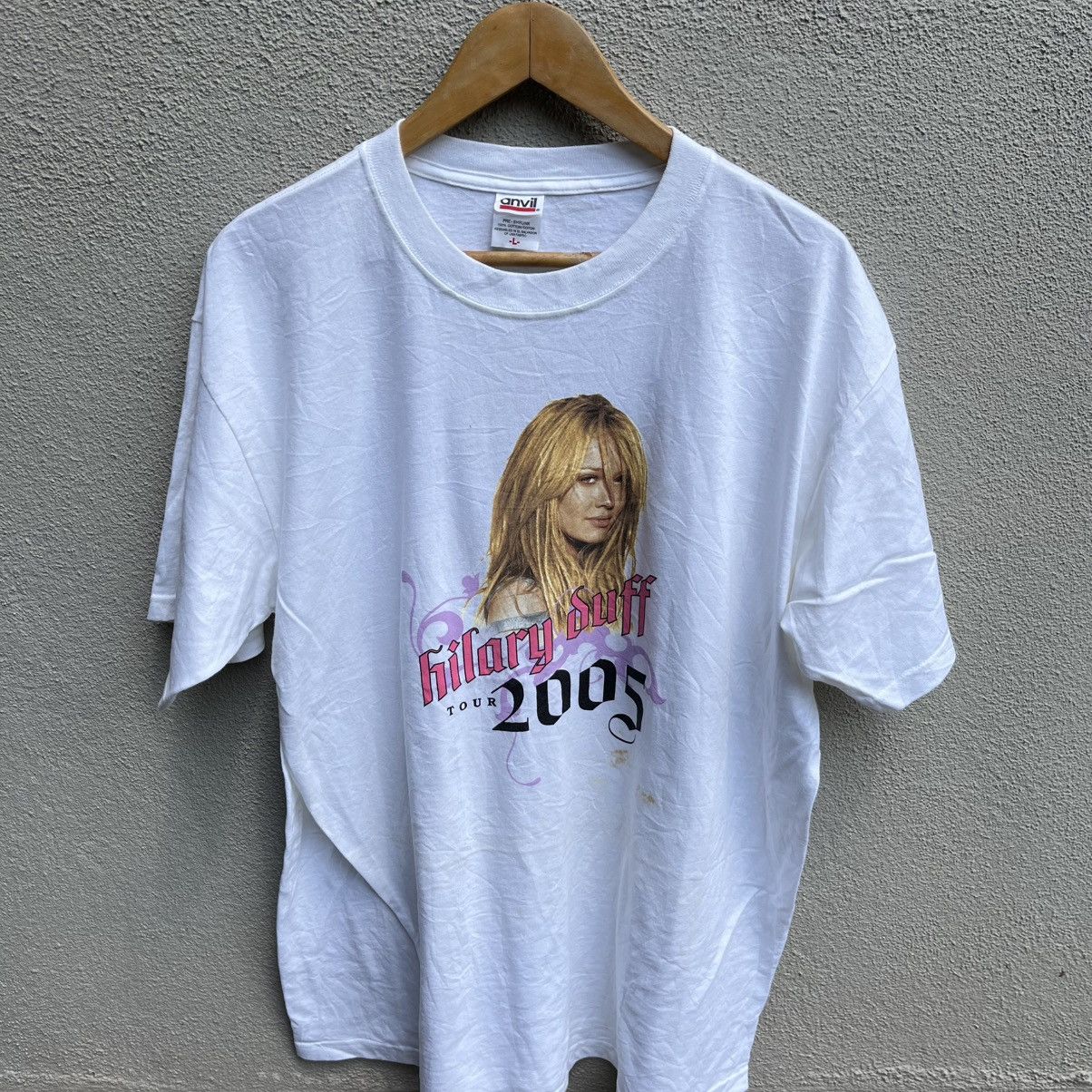 Band Tees Vintage HILLARY DUFF singer tee dance pop Size US L / EU 52-54 / 3 - 2 Thumbnail
