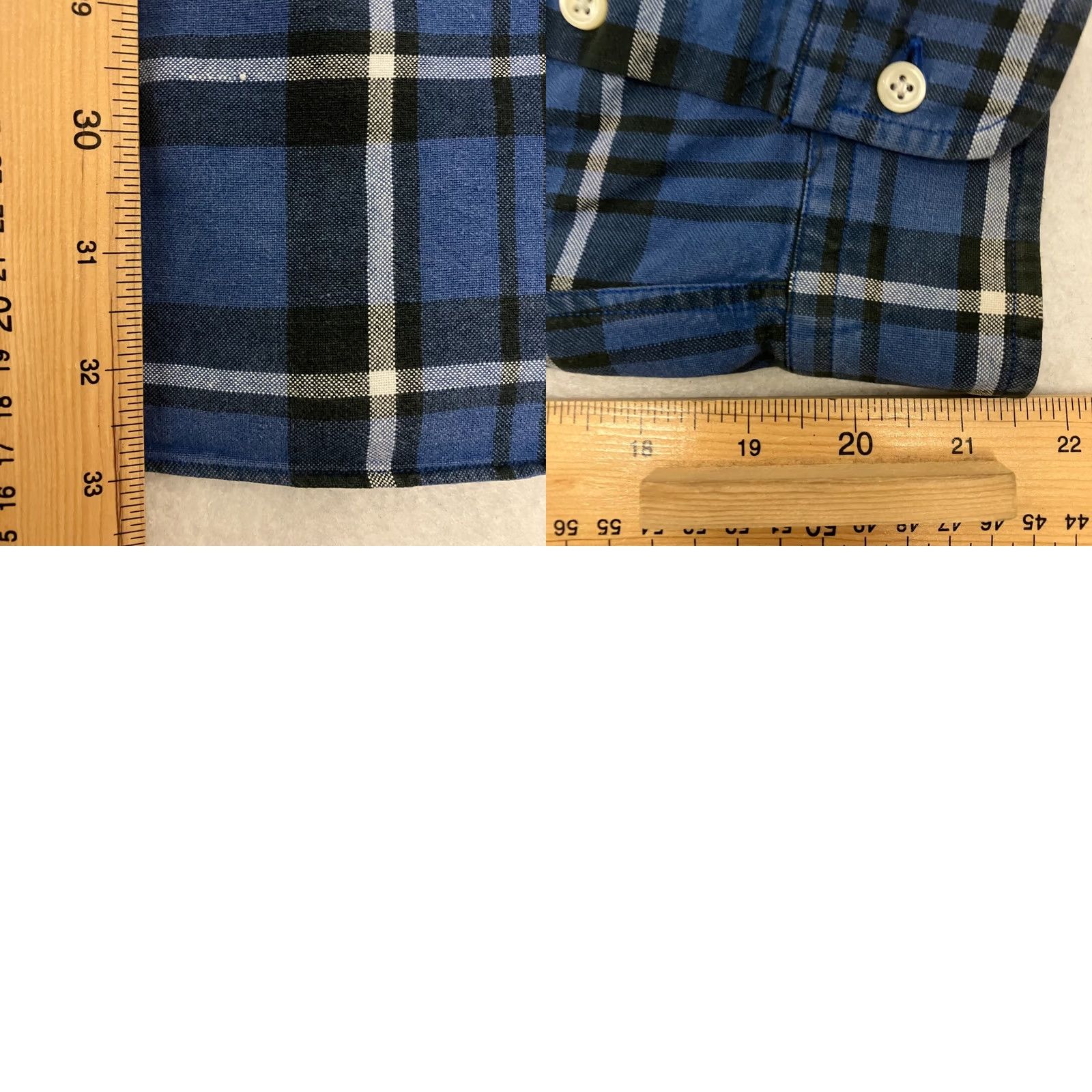 Ralph Lauren Ralph Lauren Shirt Men Large Check Blue Long Sleeve Button Down Cotton Vintage Preloved Size US L / EU 52-54 / 3 - 8 Thumbnail