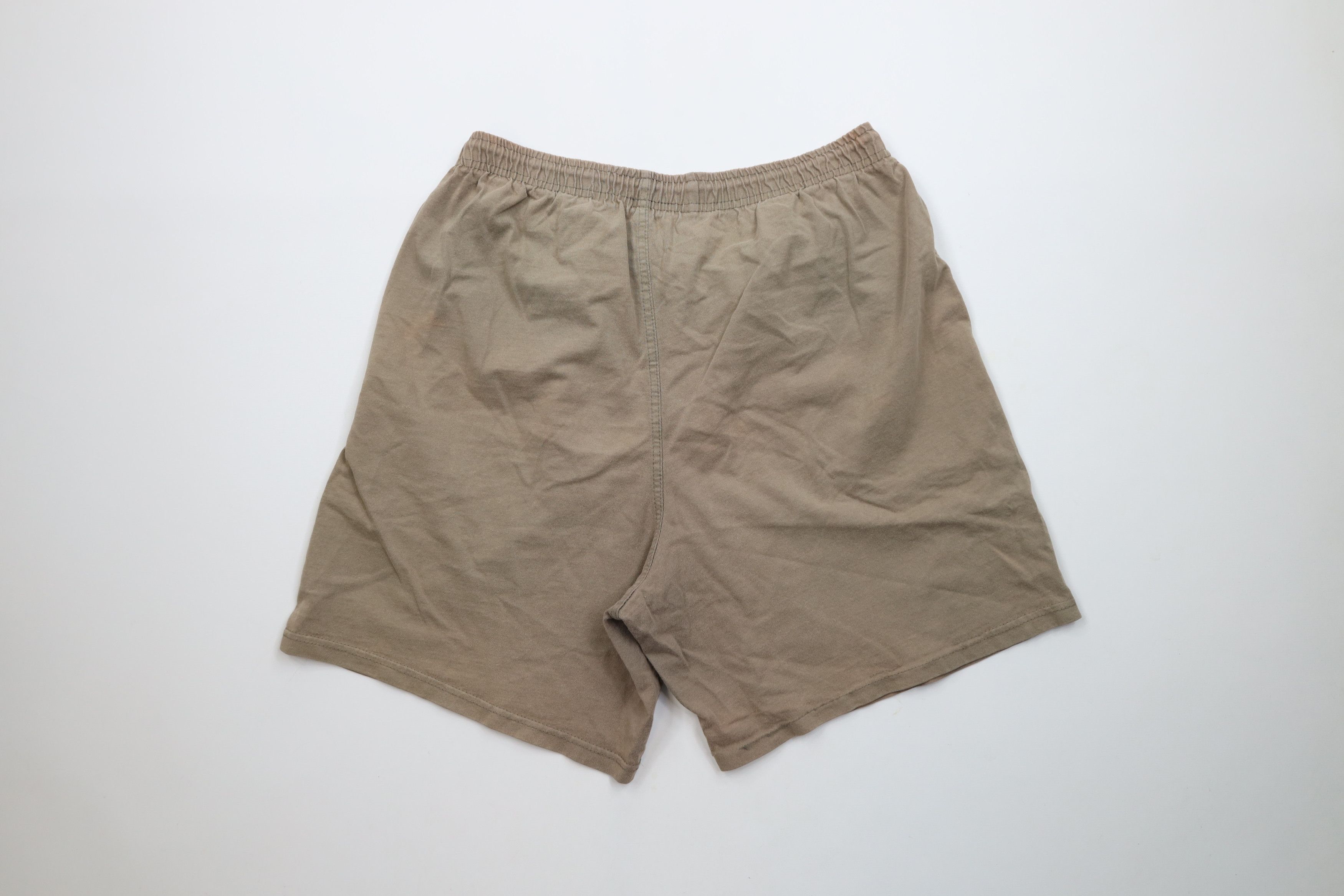 Vintage Vintage Streetwear Blank Above Knee Cotton Shorts Beige Size US 34 / EU 50 - 11 Thumbnail