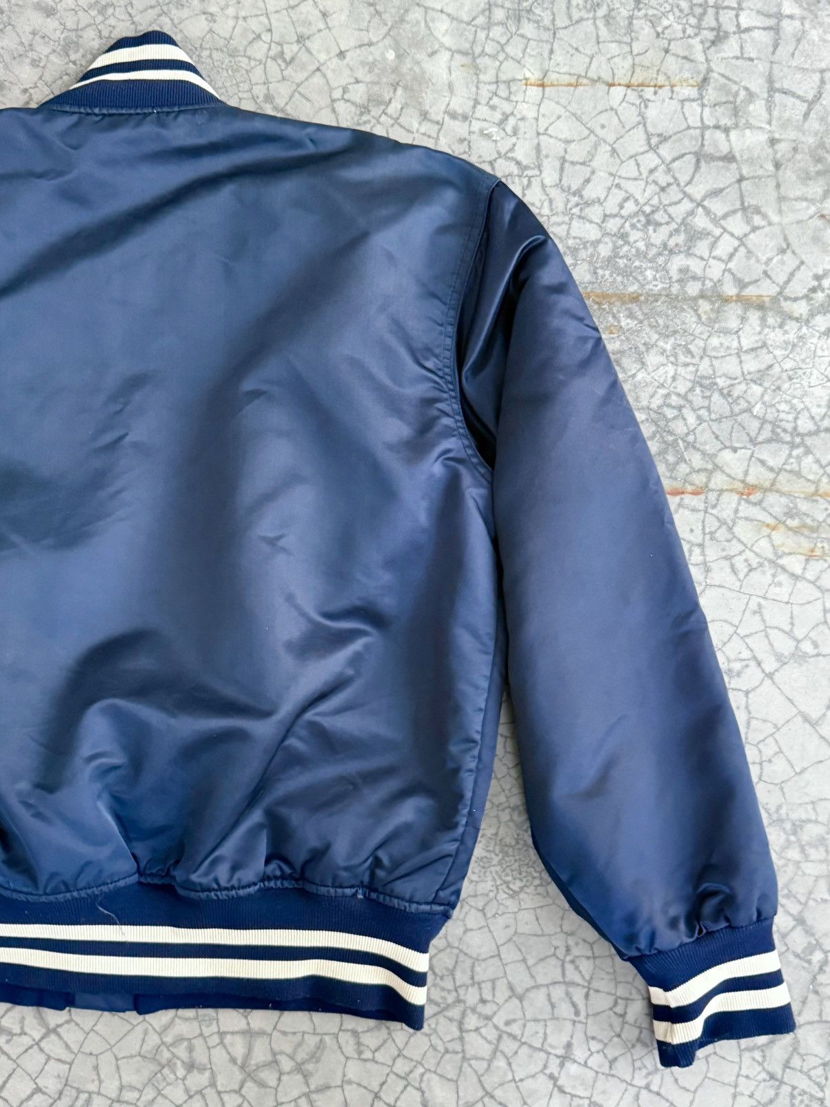 Vintage Vtg 70’ Yankees NY Satin Bomber Jacket Size US L / EU 52-54 / 3 - 6 Thumbnail