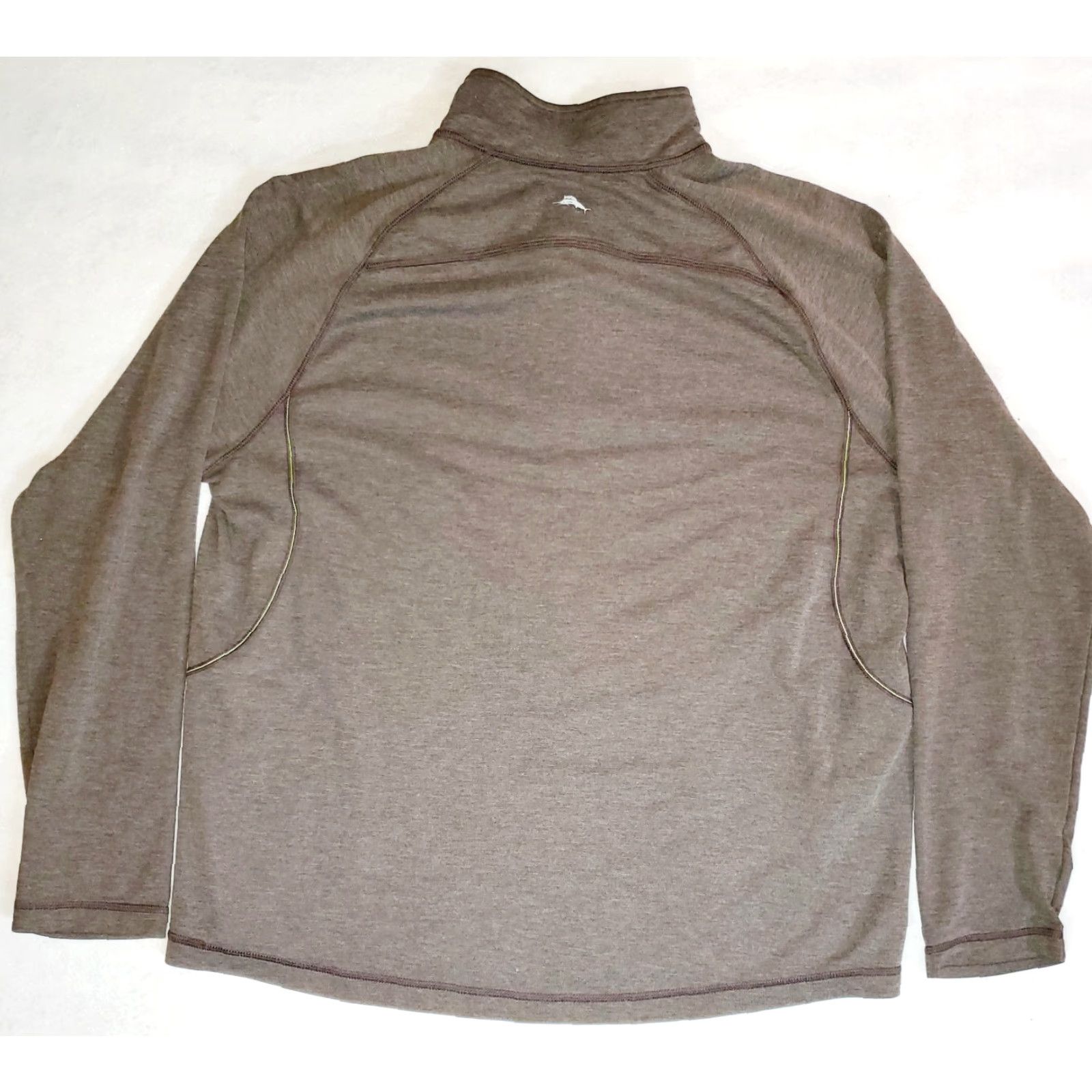 Tommy Bahama Tommy Bahama Shirt Jacket Mens Large Gray 1/4 Zip Pullover Long Sleeve Mock Neck Shirt Jacket Mens Large Gray 1/4 Zip Pullover Long Sleeve Mock Neck Size US L / EU 52-54 / 3 - 5 Thumbnail