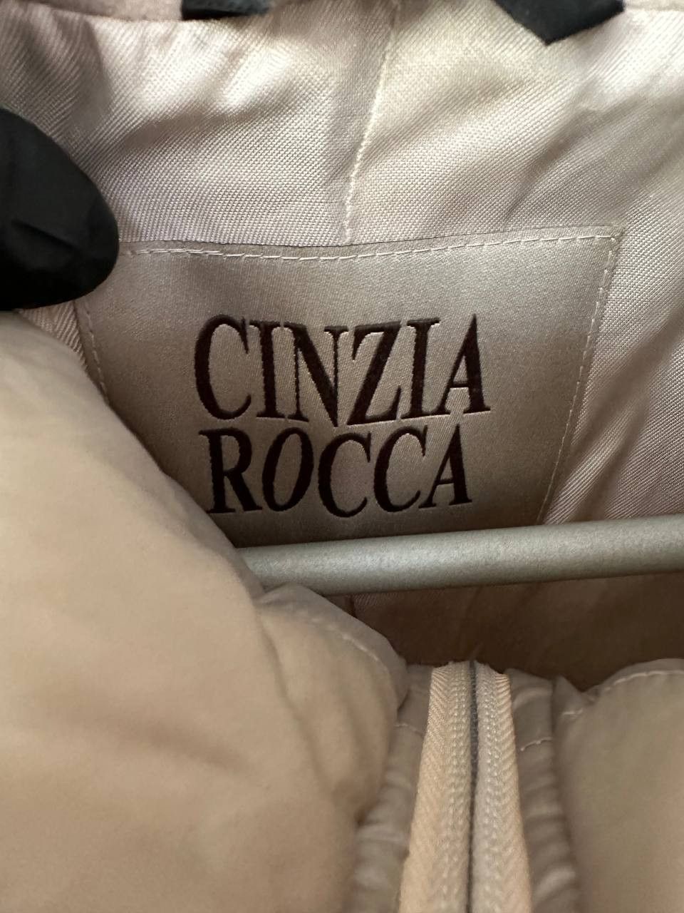 Cinzia Rocca Cinzia Rocca Beige Wool Coat with Removable Puffer Lining Size M / US 6-8 / IT 42-44 - 13 Thumbnail