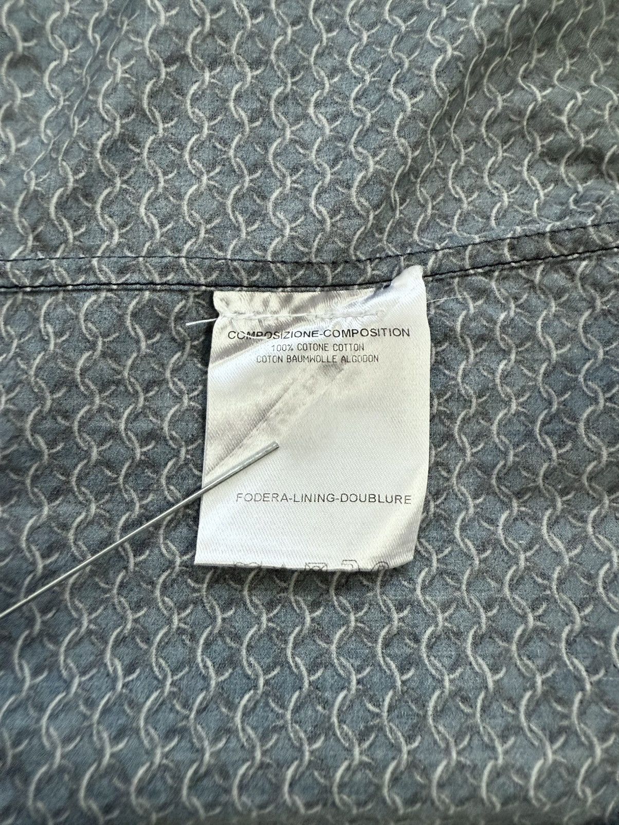 Alexander McQueen A/W 2010 Chain Mail Print Shirt Size US S / EU 44-46 / 1 - 6 Thumbnail