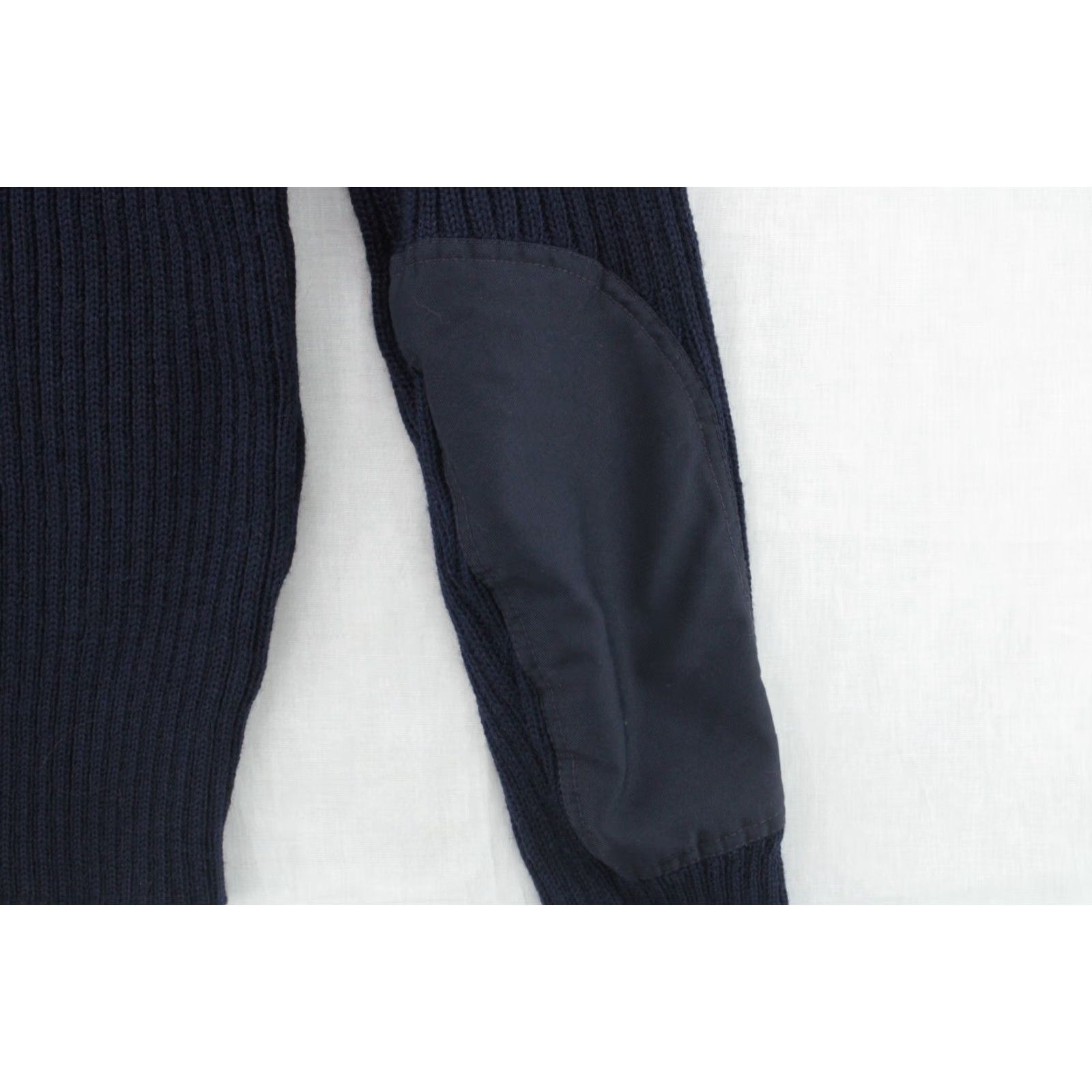 Vintage Brigade Quartermasters Military The Woolly Pully Sweater XL Blue Rib Mens Size US XL / EU 56 / 4 - 5 Thumbnail
