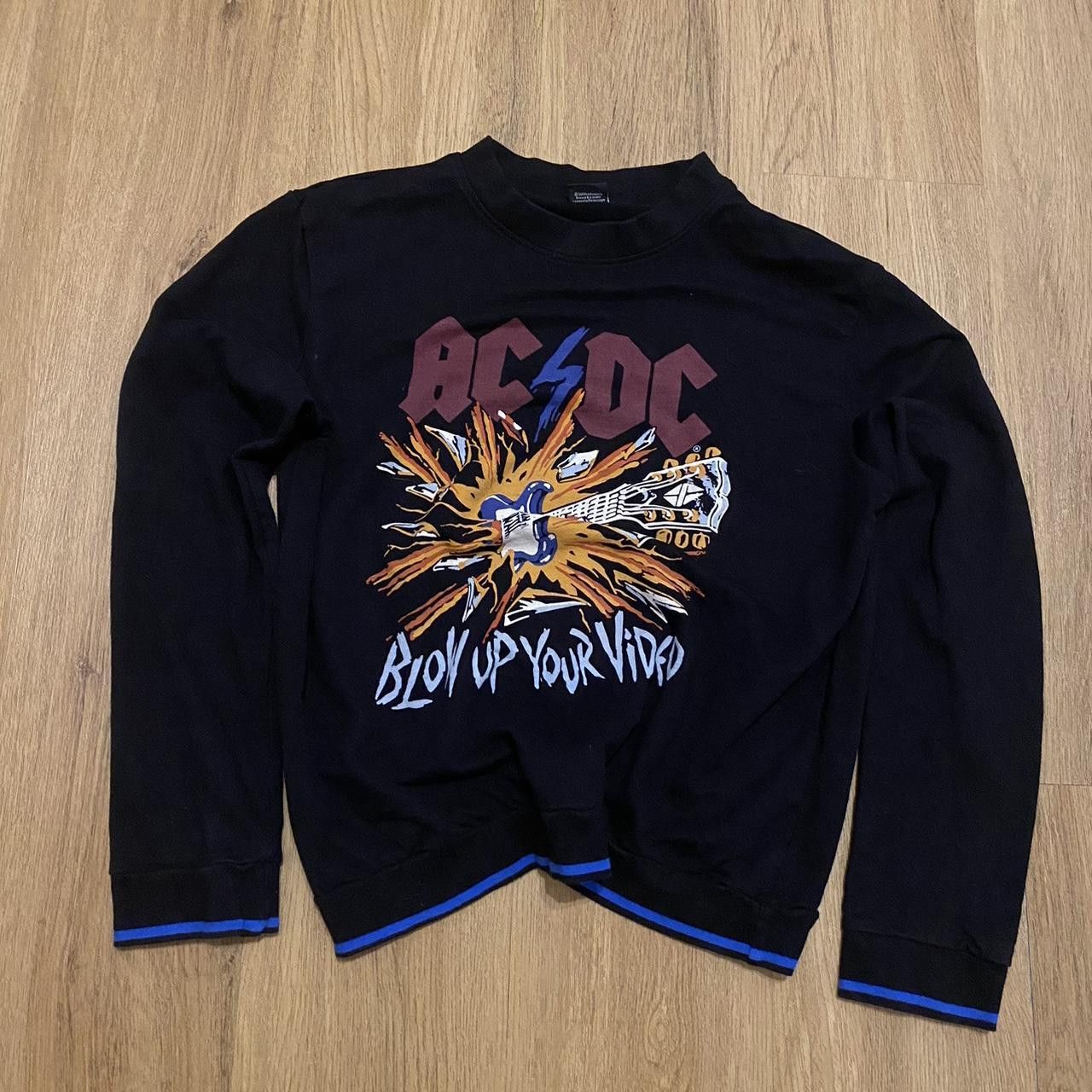 AC/DC AC/DC black and blue crewneck sweatshirtBoxy Size US L / EU 52-54 / 3 - 1 Thumbnail