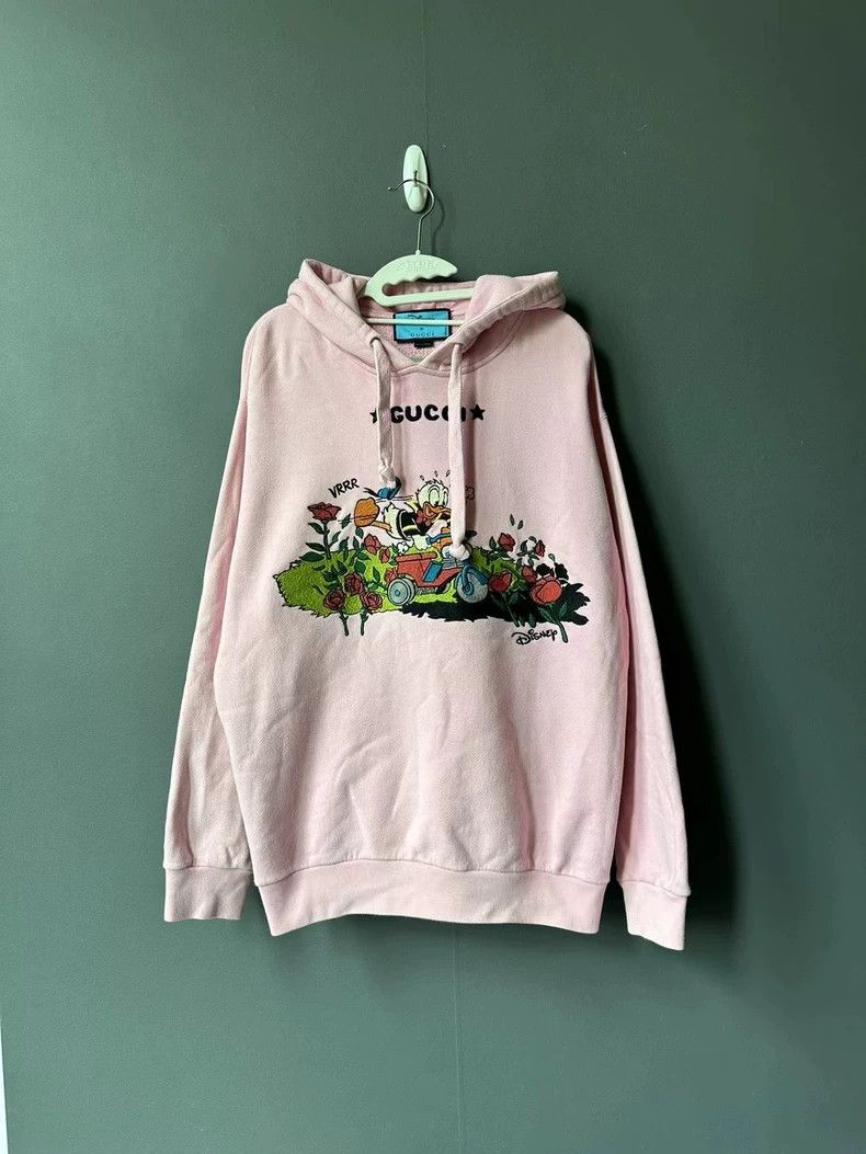 Gucci Gucci Donald Duck embroidered hoodie 2502-Nextarrow Size US M / EU 48-50 / 2 - 1 Thumbnail
