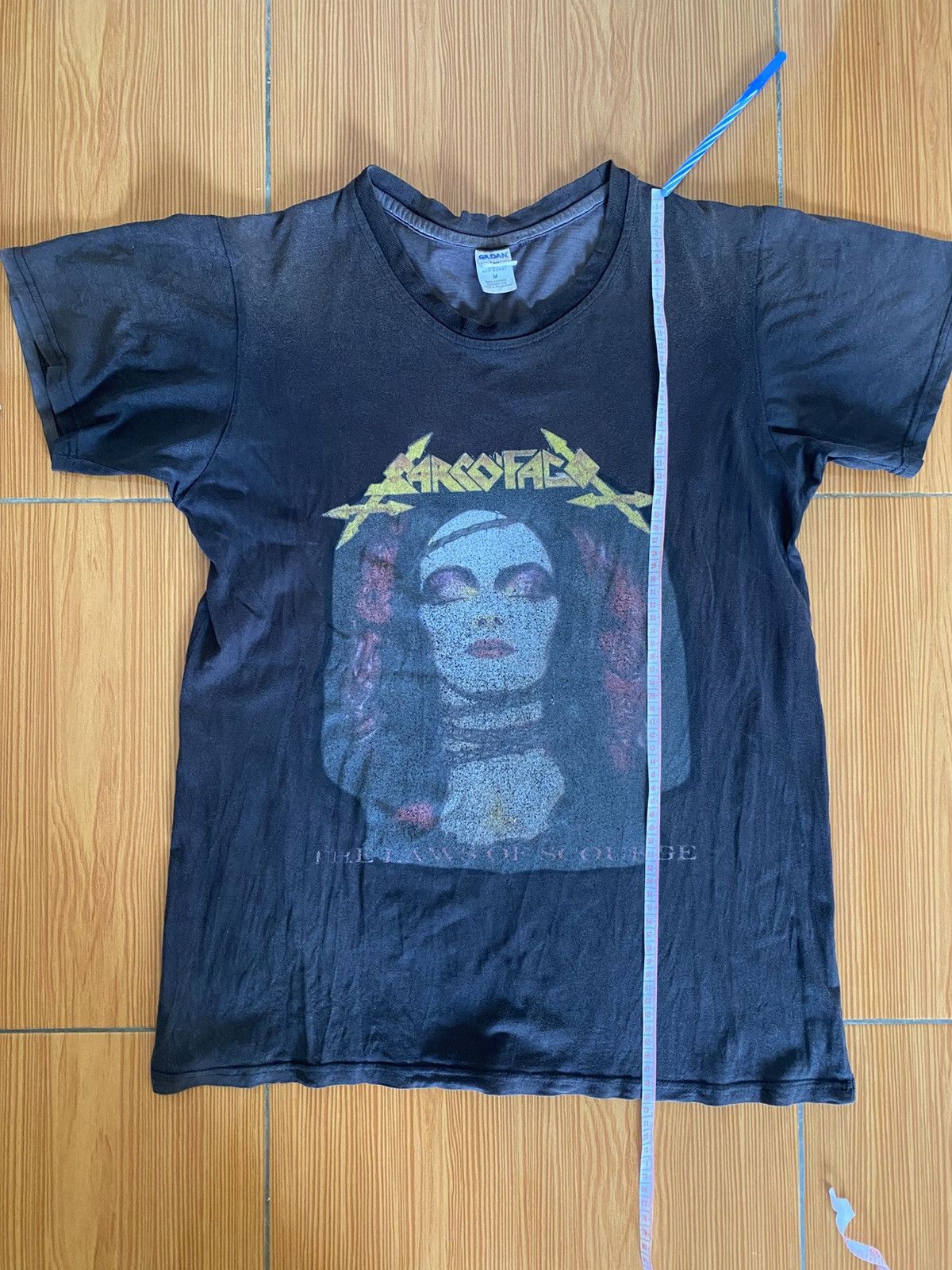 Band Tees × Vintage Sarcofaco Vintage Shirt Gildan Soft Style Size US M / EU 48-50 / 2 - 1 Thumbnail