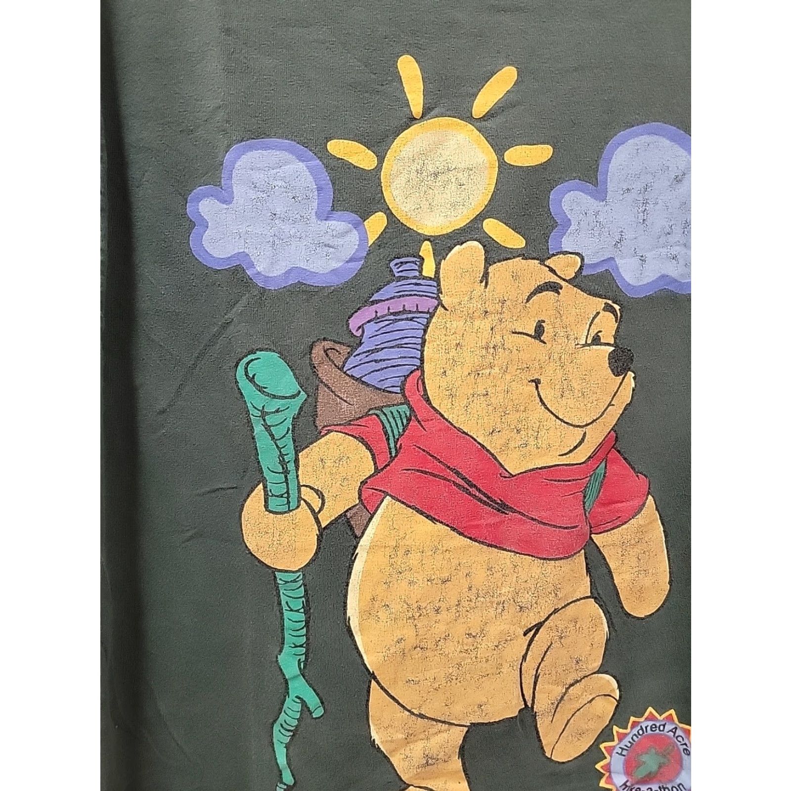 Vintage VINTAGE Winnie The Pooh Shirt Mens XL Green Hike-a-Thon Graphic Tee Size US XL / EU 56 / 4 - 5 Thumbnail