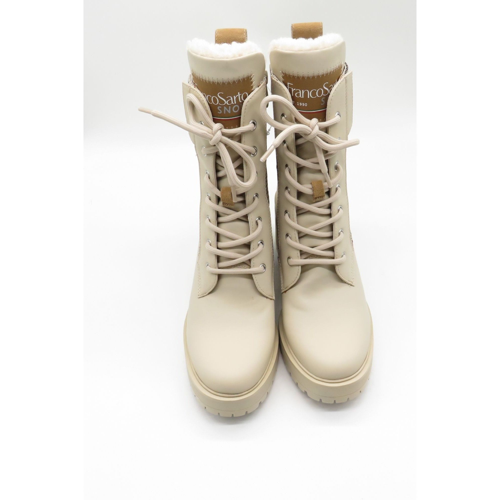 Franco Sarto Franco Sarto Dizzy Women's Faux Fur Lined Lace-Up Winter Boo Size US 9 / IT 39 - 4 Thumbnail