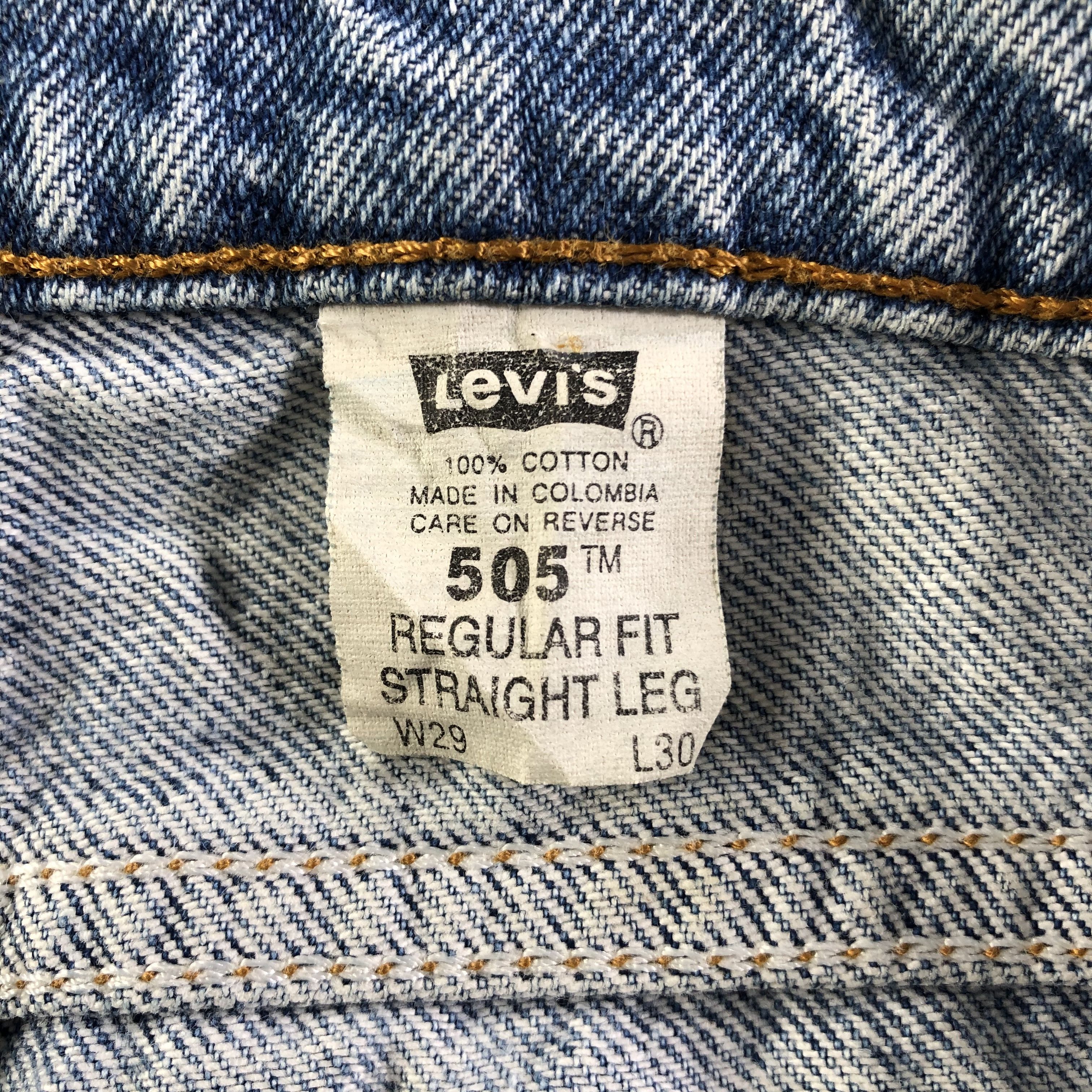 Levi's Vintage Light Wash Levis 505 Jeans-J4533 Size US 29 - 10 Thumbnail