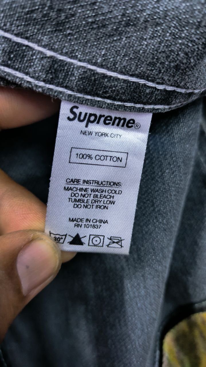 Supreme FW18 Supreme Lion’s Den Denim Trucker Jacket Multicolour Size US M / EU 48-50 / 2 - 12 Thumbnail