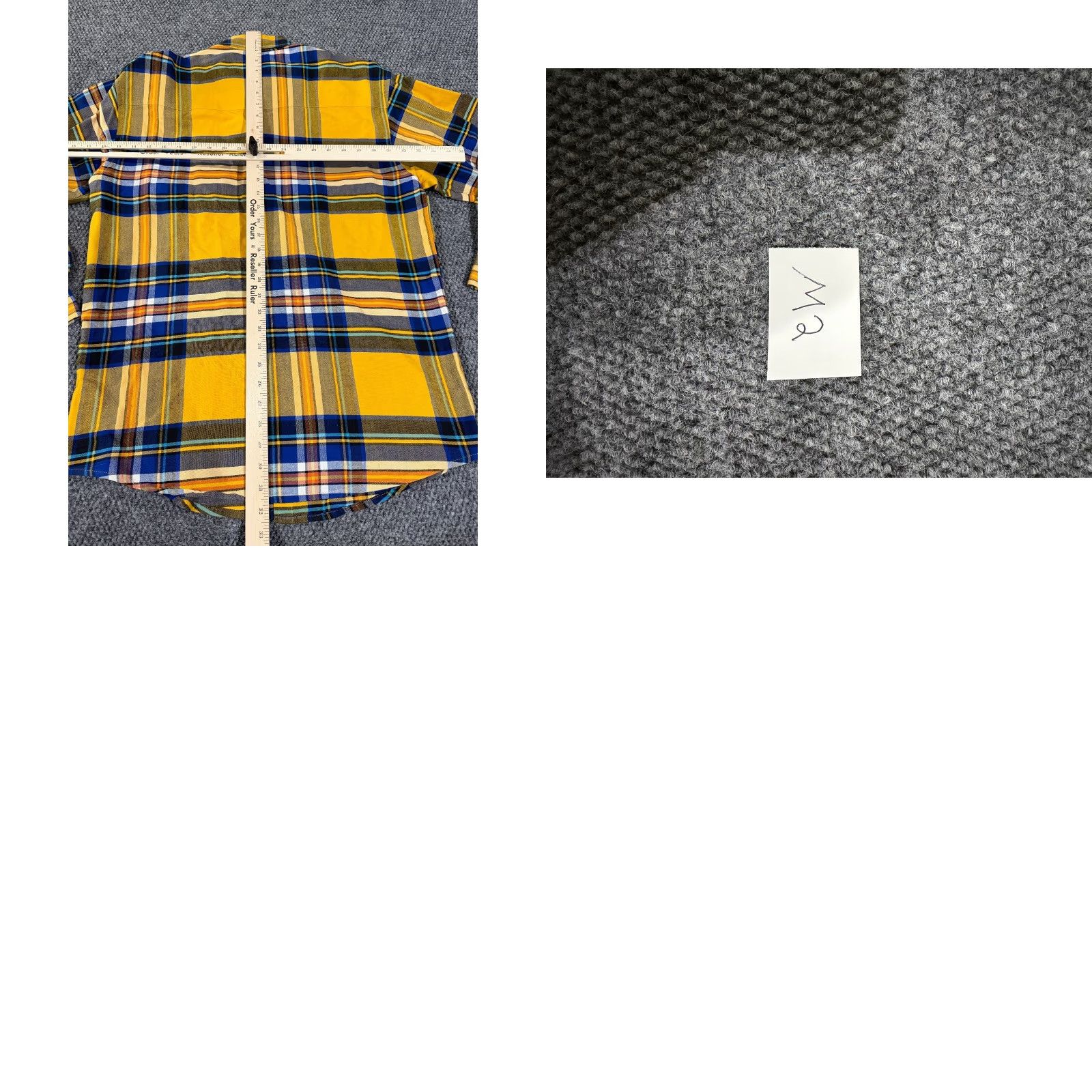 Wrangler Wrangler Twenty X Button-Up Shirt Mens M Yellow Plaid Western Blue - Button-Down Collar, Long Sleeve, Casual, Cotton, Regular Fit Size US M / EU 48-50 / 2 - 8 Thumbnail