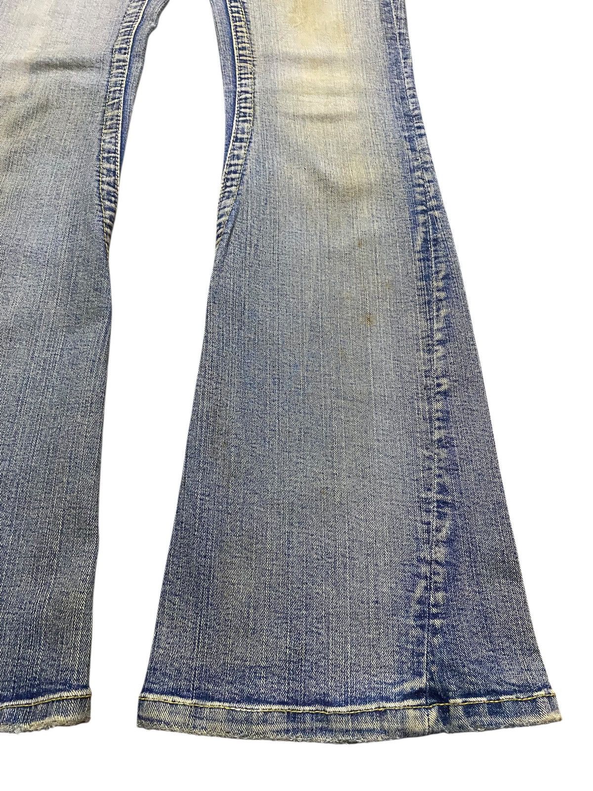 True Religion Vintage Japanese Brand Rusty Mud Wash Distressed Flare Jeans Size US 30 / EU 46 - 10 Thumbnail