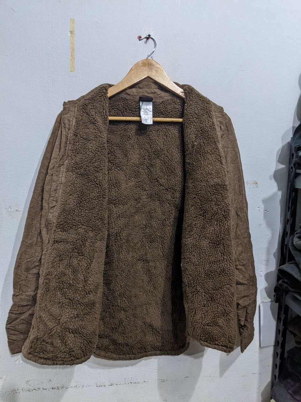 image of Patagonia Lining Sherpa Sweater in Chocolate, Men's (Size Medium)