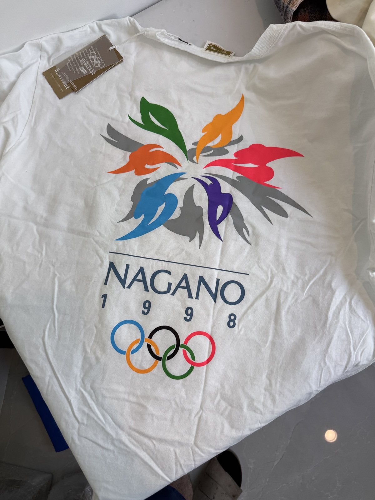 Kith Kith x Olympics Mens Nagano Tee White Size XL NWT NEW Size US XL / EU 56 / 4 - 5 Thumbnail