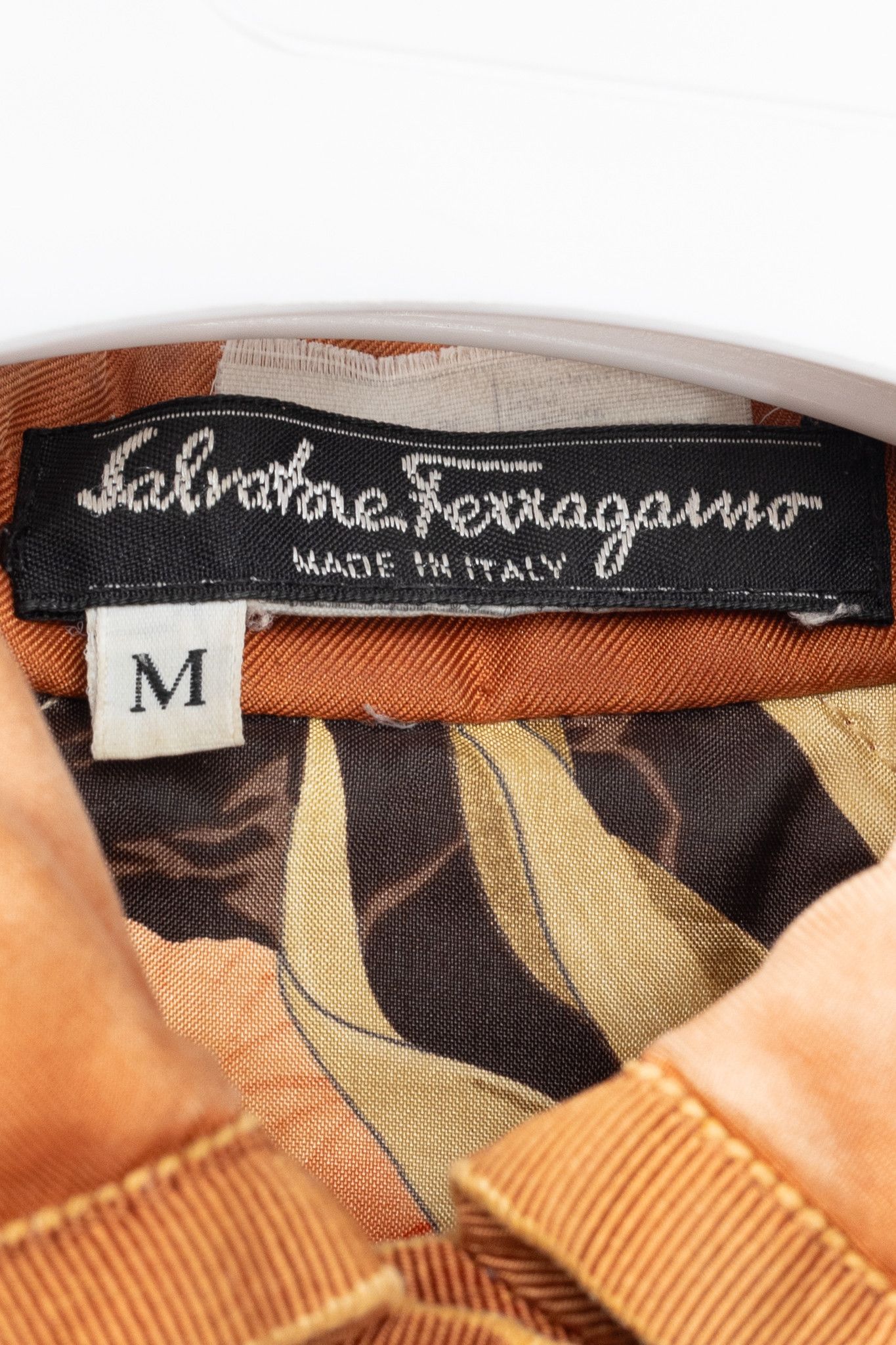 Salvatore Ferragamo Salvatore Ferragamo Vintage 90's Silk Quilted Coach Jacket Size M / US 6-8 / IT 42-44 - 4 Thumbnail