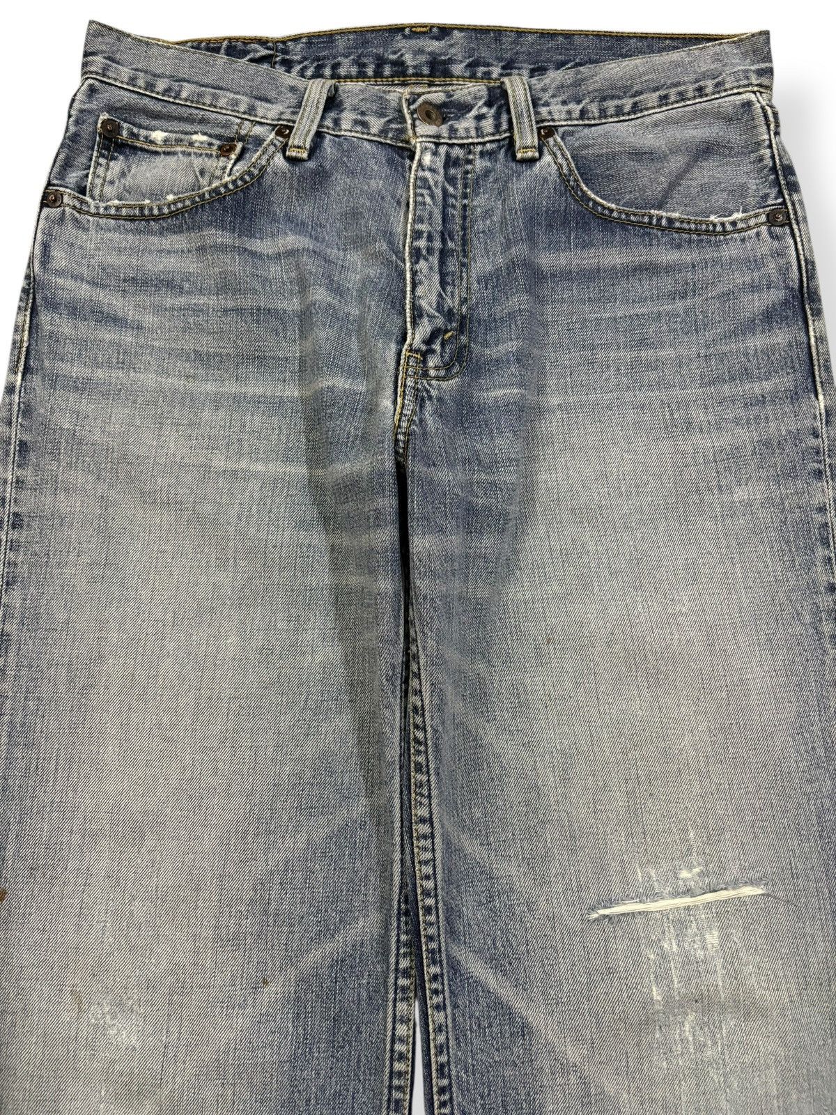 Levi's Vintage Levis 502 Faded Straight Leg Distressed Grunge Jeans Size US 32 / EU 48 - 3 Thumbnail