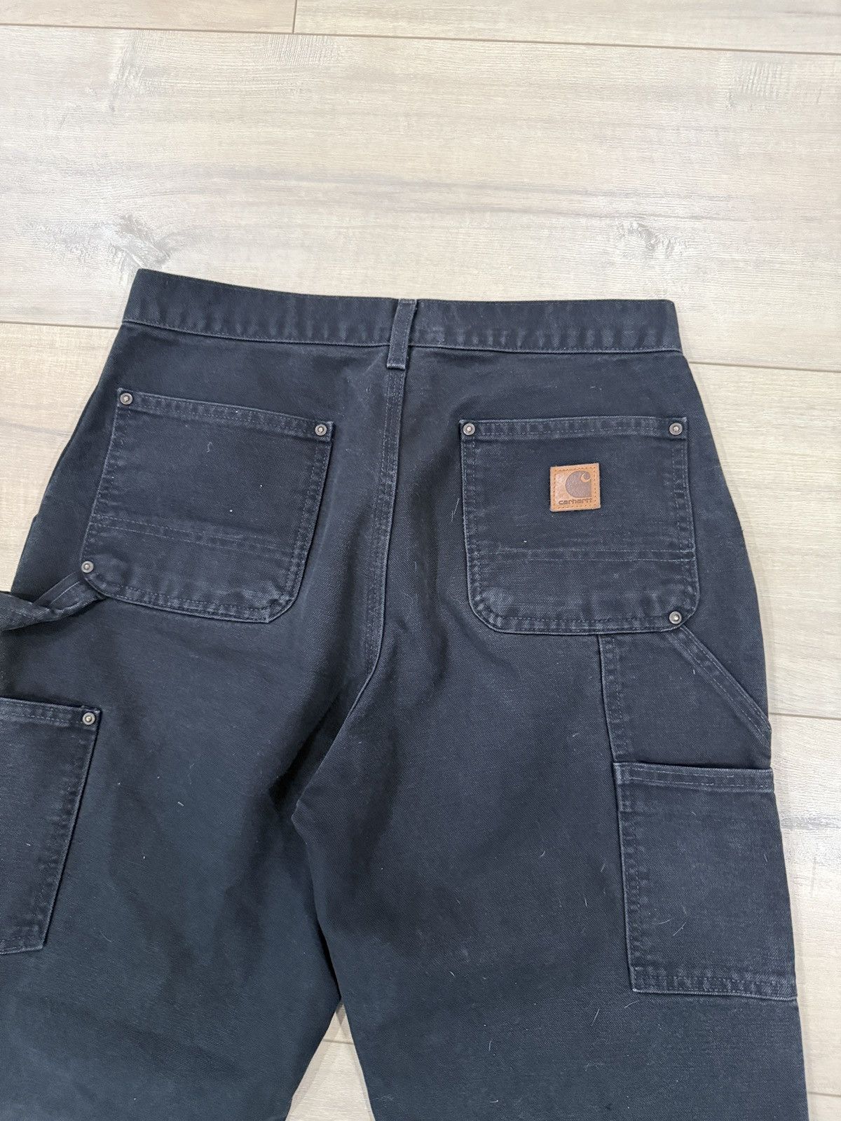Carhartt Black Carhartt Double Knees Size US 30 / EU 46 - 4 Thumbnail