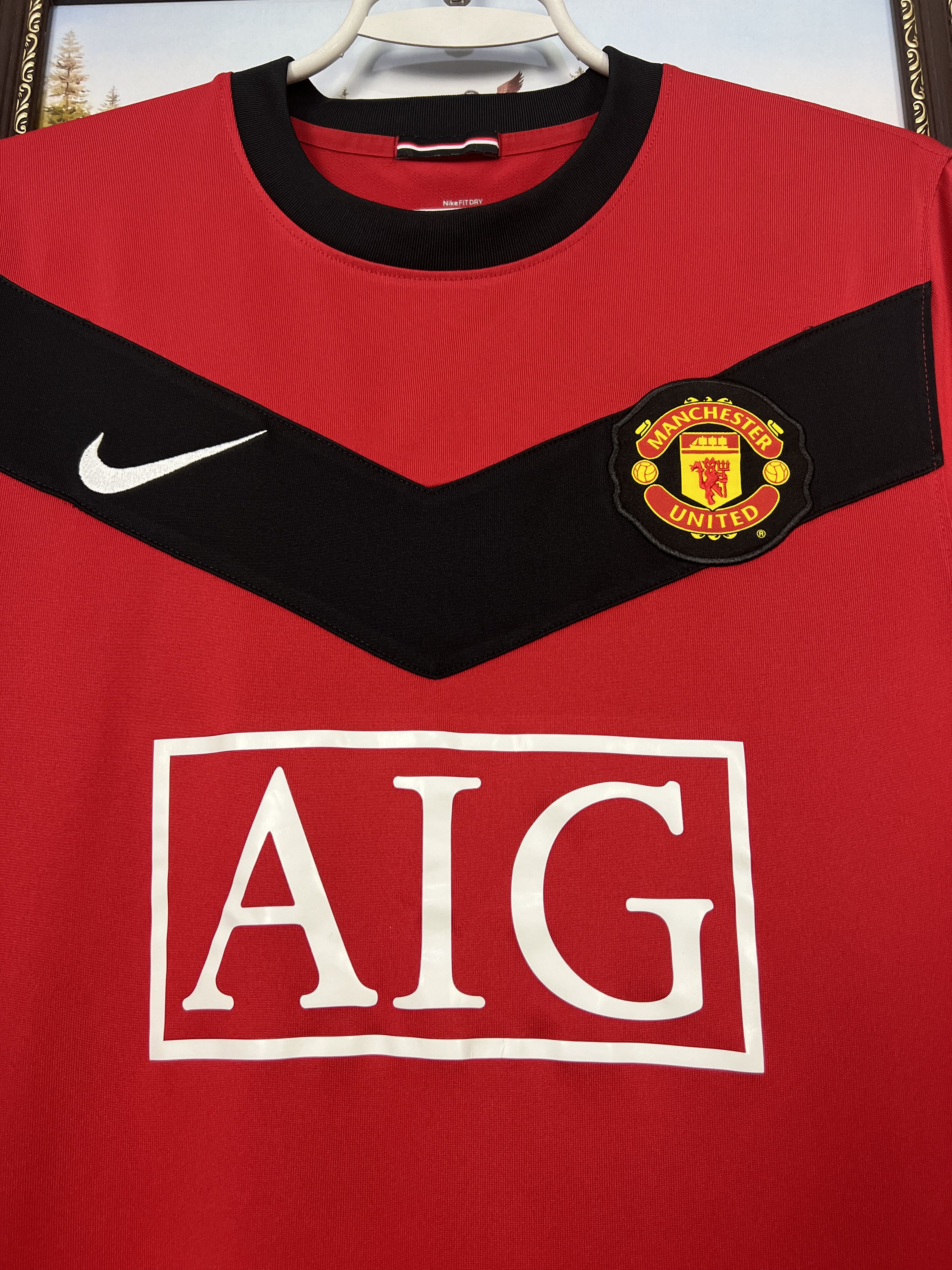 Nike Manchester United Home football shirt 2009 #11 Nike Size US M / EU 48-50 / 2 - 6 Thumbnail
