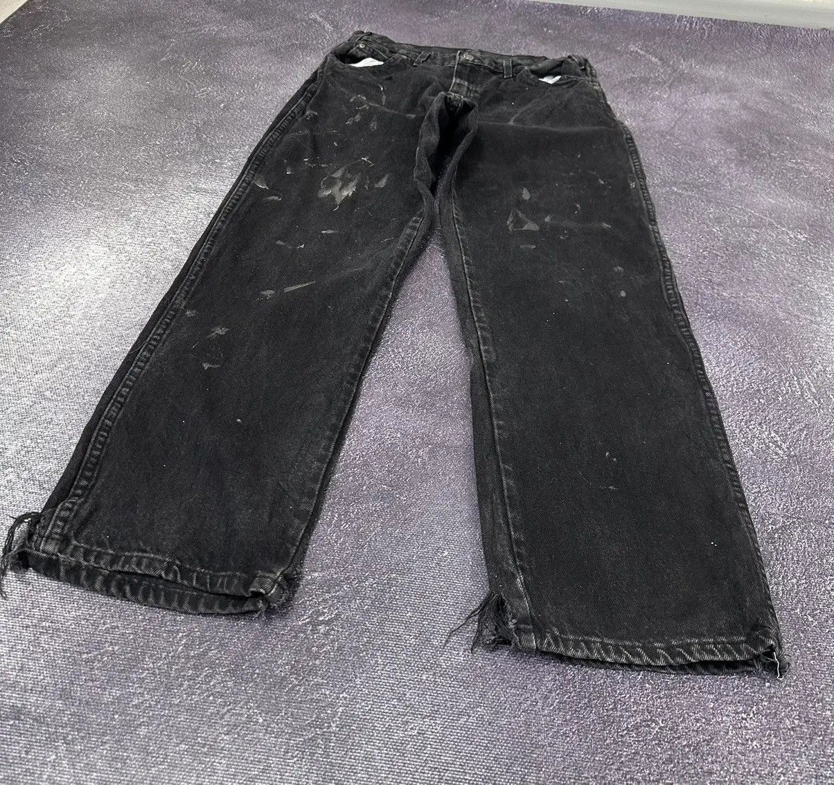 Dickies × Vintage Vintage Dickies Black Denim Straight Fit Hype Work Jeans Size US 34 / EU 50 - 8 Thumbnail
