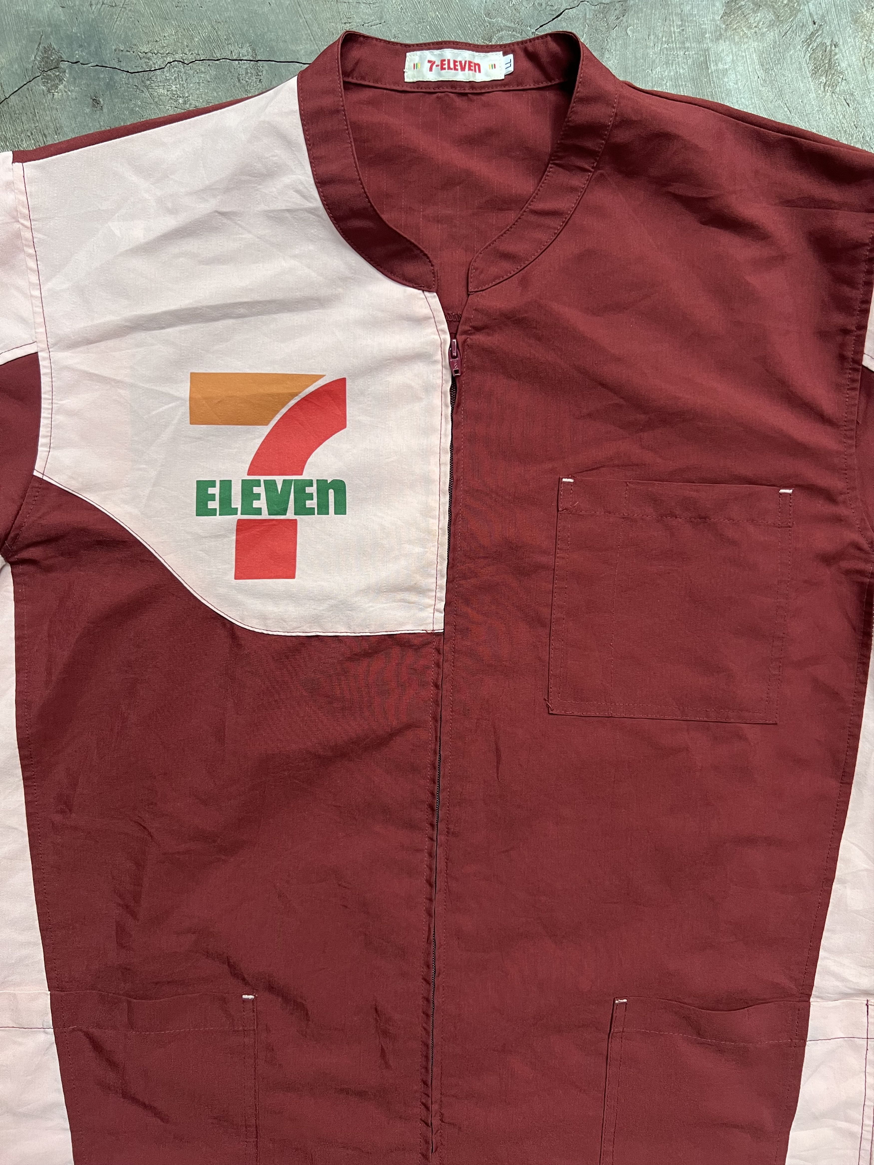 Japanese Brand vintage 7-eleven workshirt Size US XL / EU 56 / 4 - 2 Thumbnail