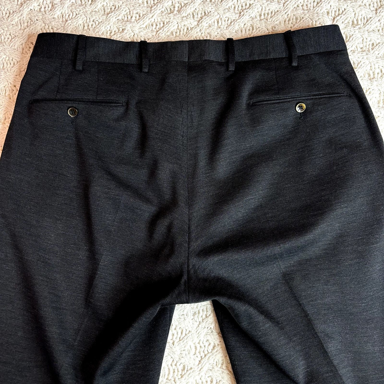 Other PT01 Pantaloni Torino Men W34 Dress Pants Gray Wool & Cotton Size 34S - 10 Thumbnail