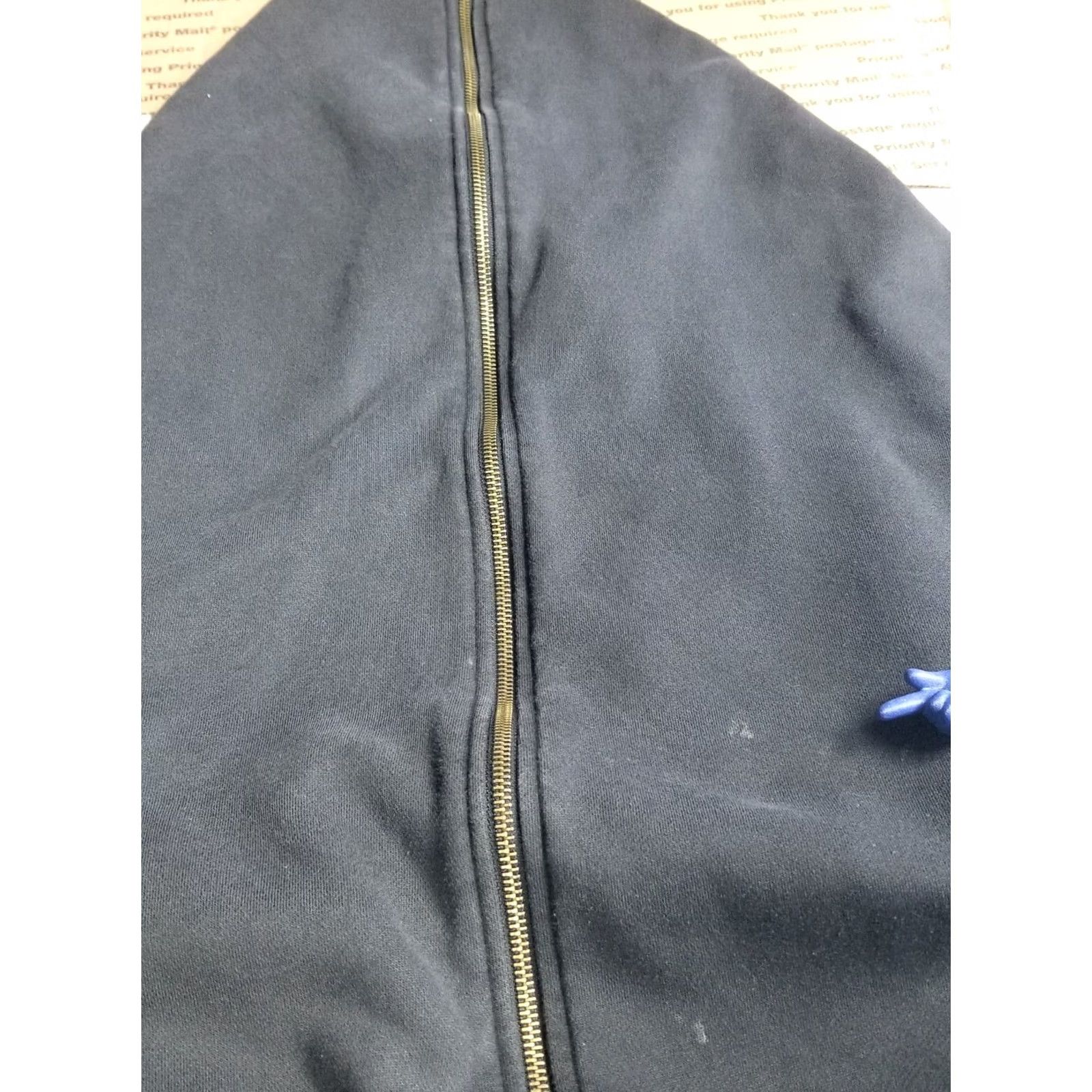 Vintage Comme USA Hooded Full Zip Sweatshirt Black Size Small Raw Hem Size US S / EU 44-46 / 1 - 6 Thumbnail