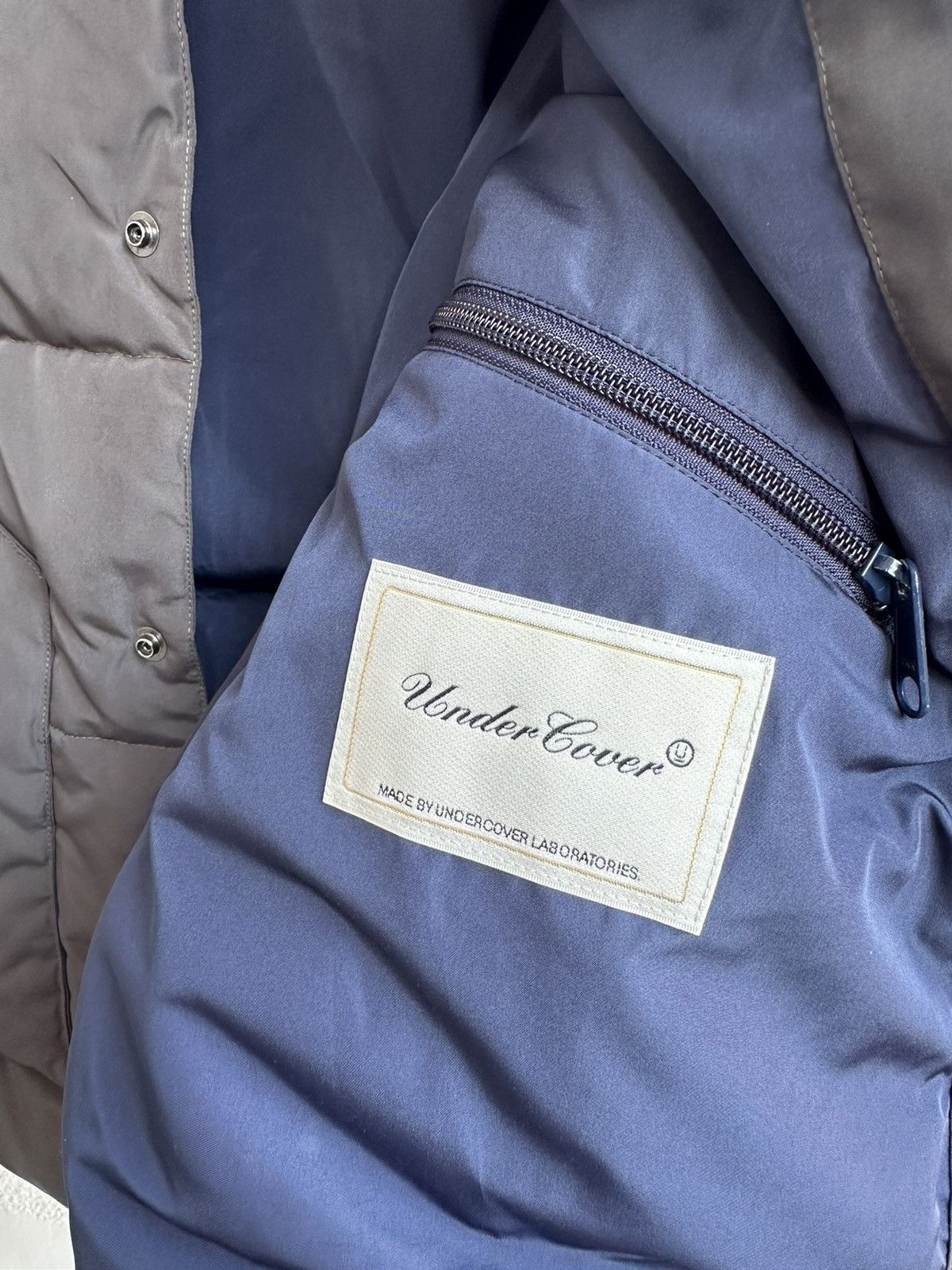 Undercover Leather Sleeve Down Jacket Size US M / EU 48-50 / 2 - 7 Thumbnail