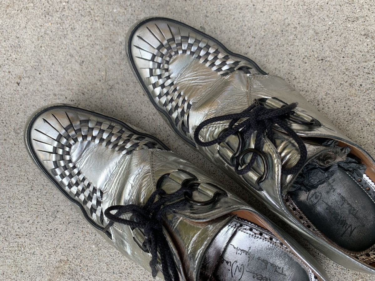 Number (N)ine Number (N)ine SS04 Silver Derby Shoes Size US 9 / EU 42 - 16 Thumbnail