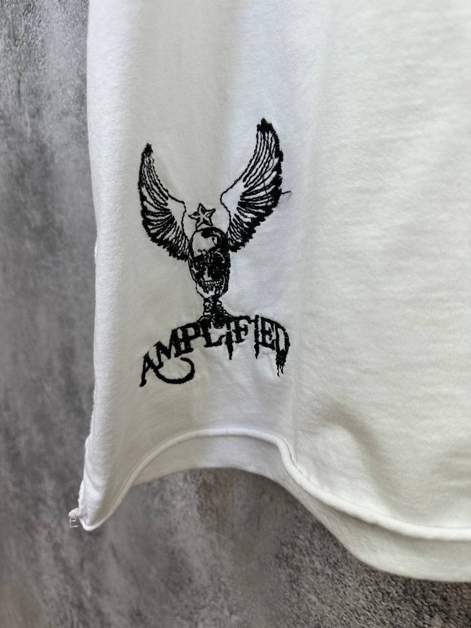 Band Tees Ramones 1-2-3-4 Gold Logo Amplified Distressed Vtg T-Shirt Size US XL / EU 56 / 4 - 10 Thumbnail