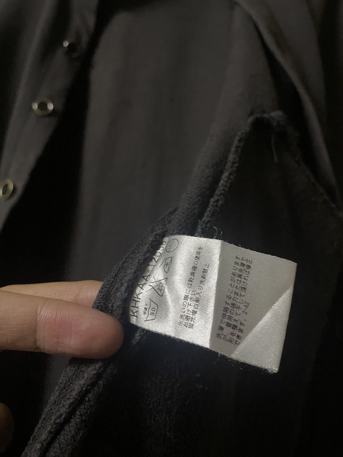 If Six Was Nine 💥 AVV HOMME Button Up Neck Grunge Jacket Size US M / EU 48-50 / 2 - 6 Thumbnail